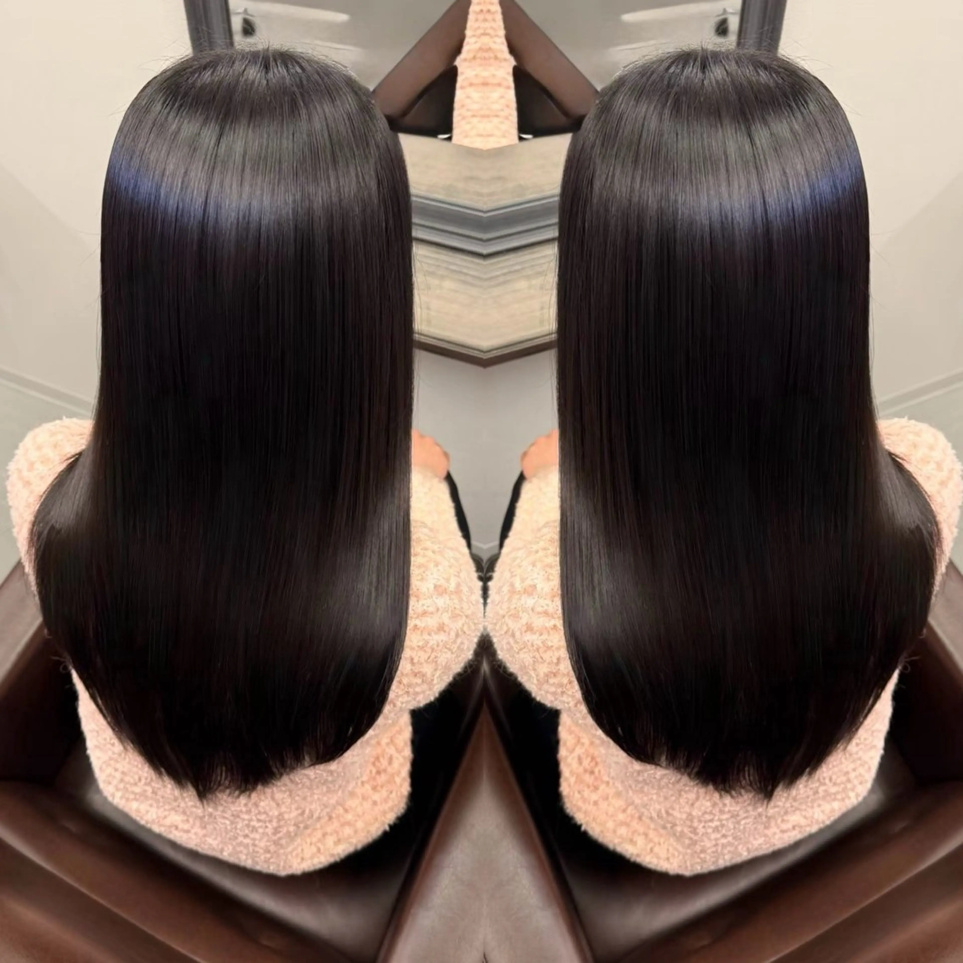 縮毛矯正or ストレートパーマ＋質改善トリートメントの写真