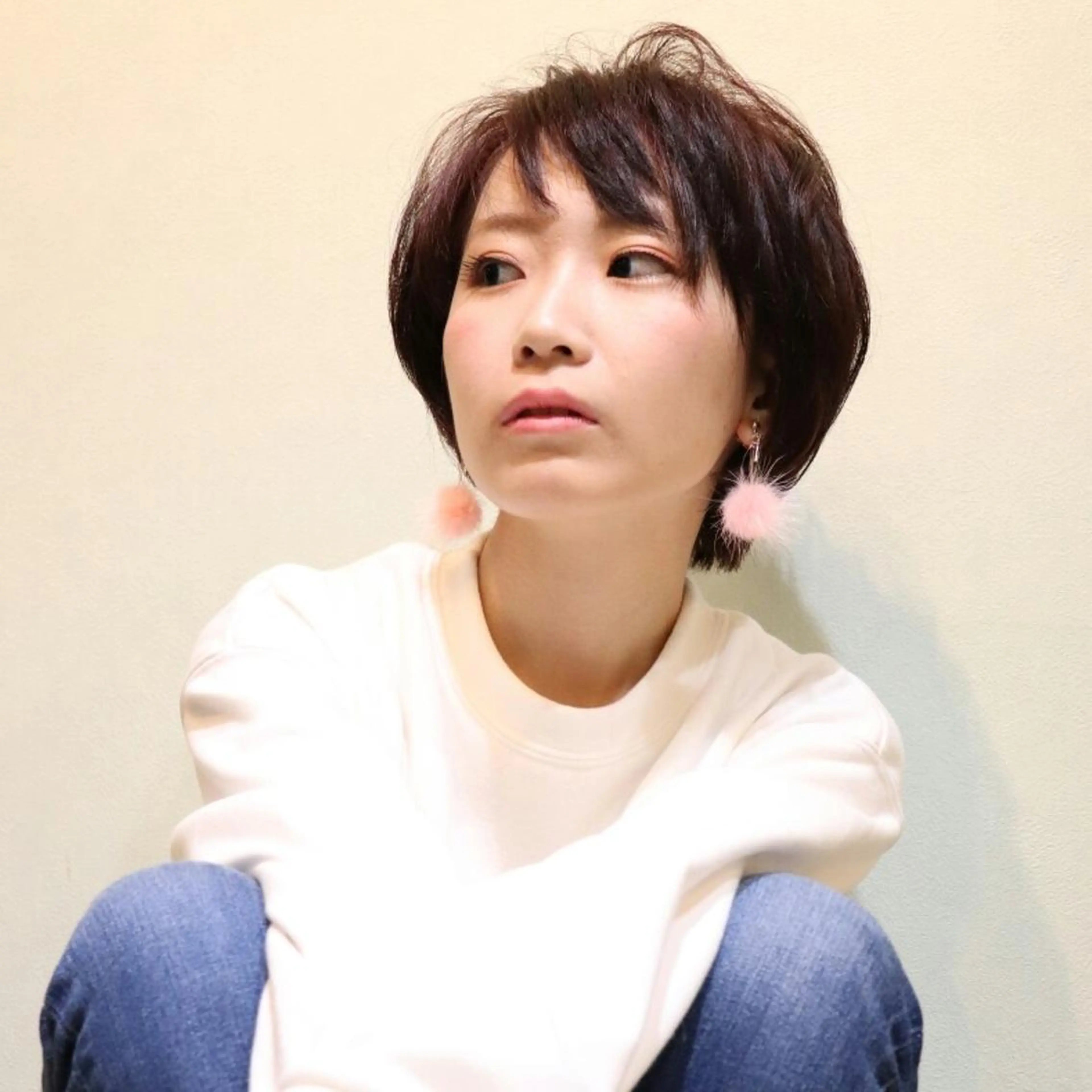 ショート カラー スミダ モモコのヘアスタイル