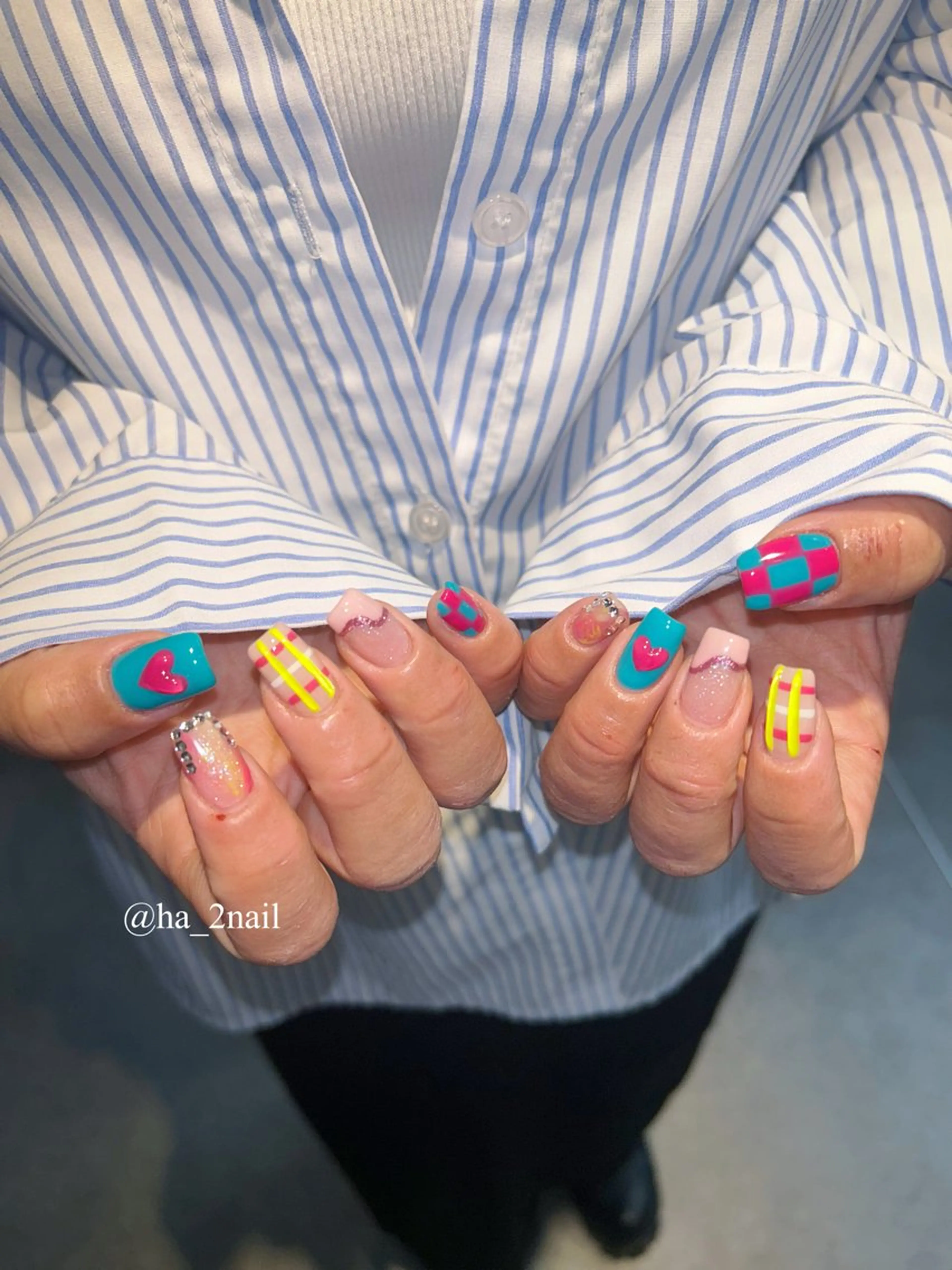 ネイル NAIL and EYELASH ALPHA.所属・ALPHA. 姫繇のネイルデザイン