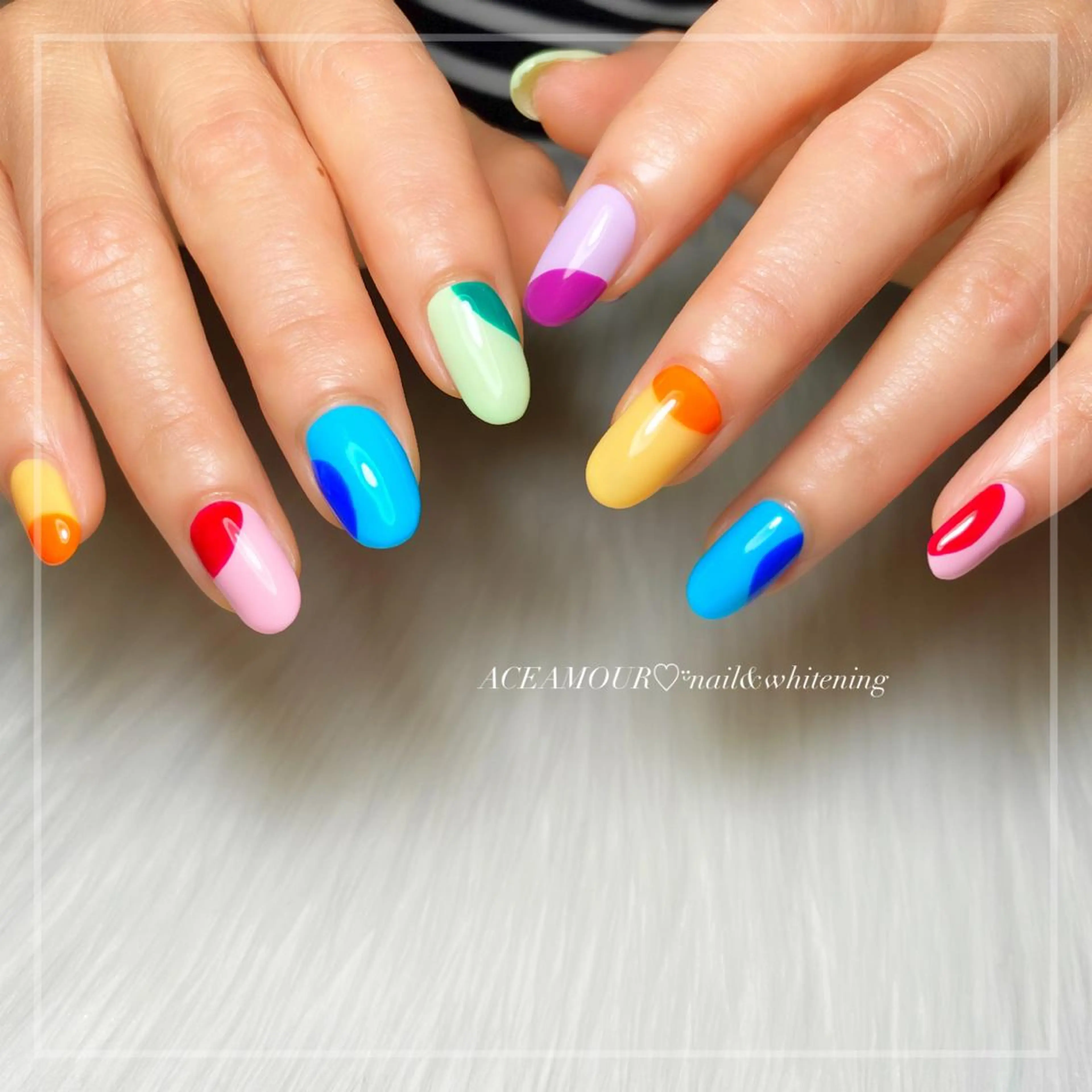 ネイル ネイル/耳つぼ /新ホワイトニングのネイルデザイン