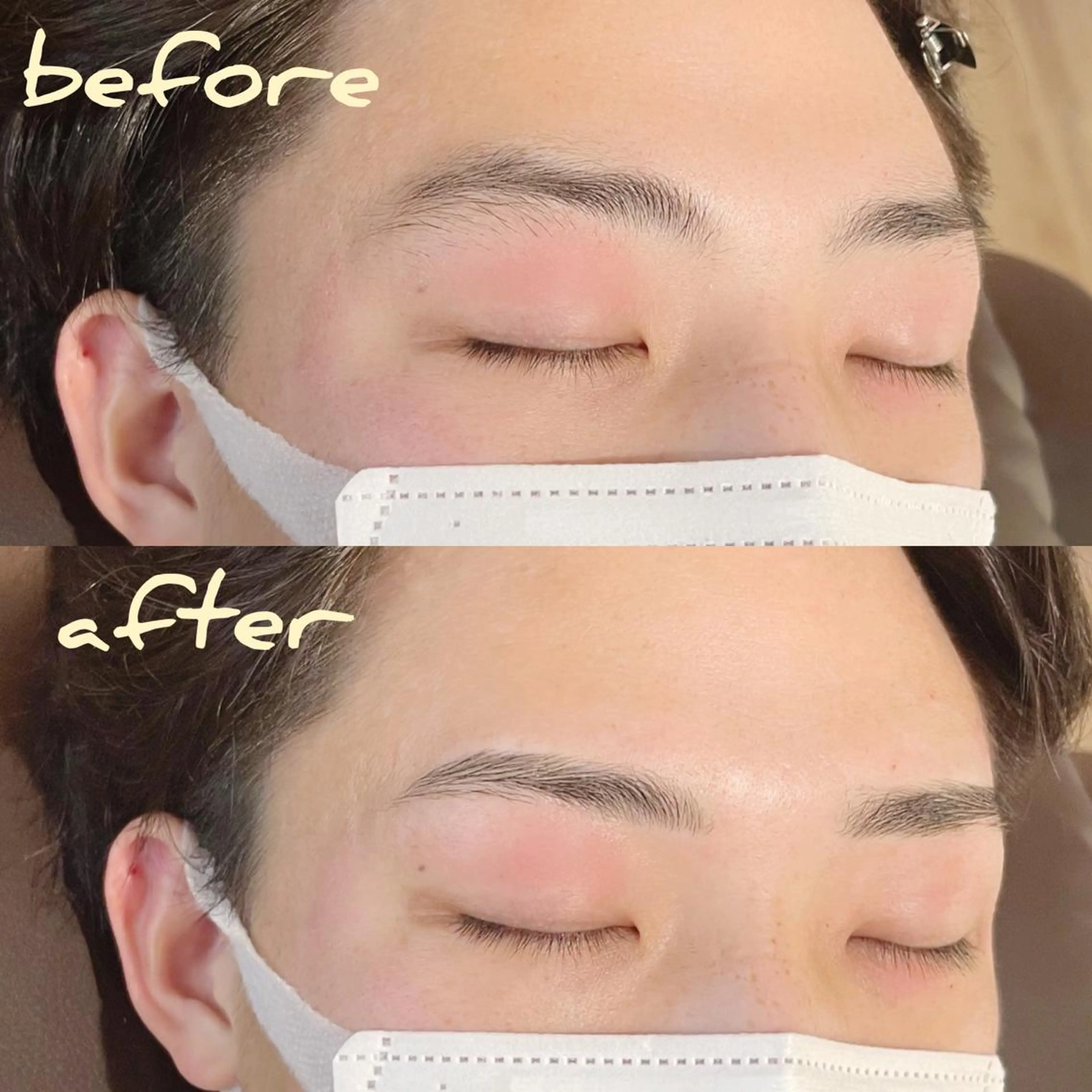 メンズ キッズ アイブロウ メンズパーマ ハリウッドブロウリフト 眉毛ワックス脱毛 meetite mikiの眉毛・アイブロウイメージ