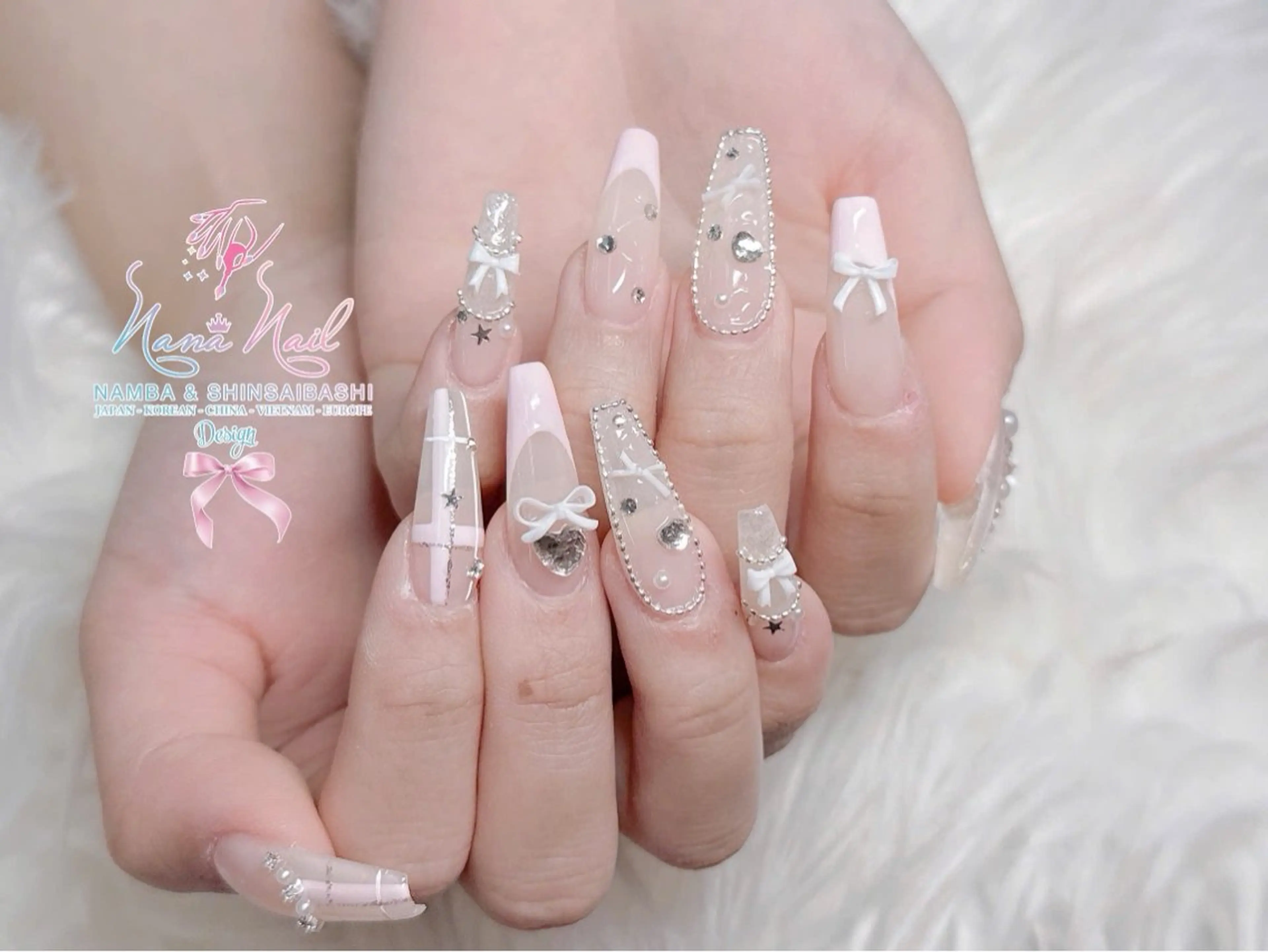 ネイル チークネイル 桜ネイル フラッシュネイル フットネイル ジェルネイル ハンドネイル ７９LINA NAIL 心斎橋店所属・リナネイル アメ村心斎橋店のネイルデザイン