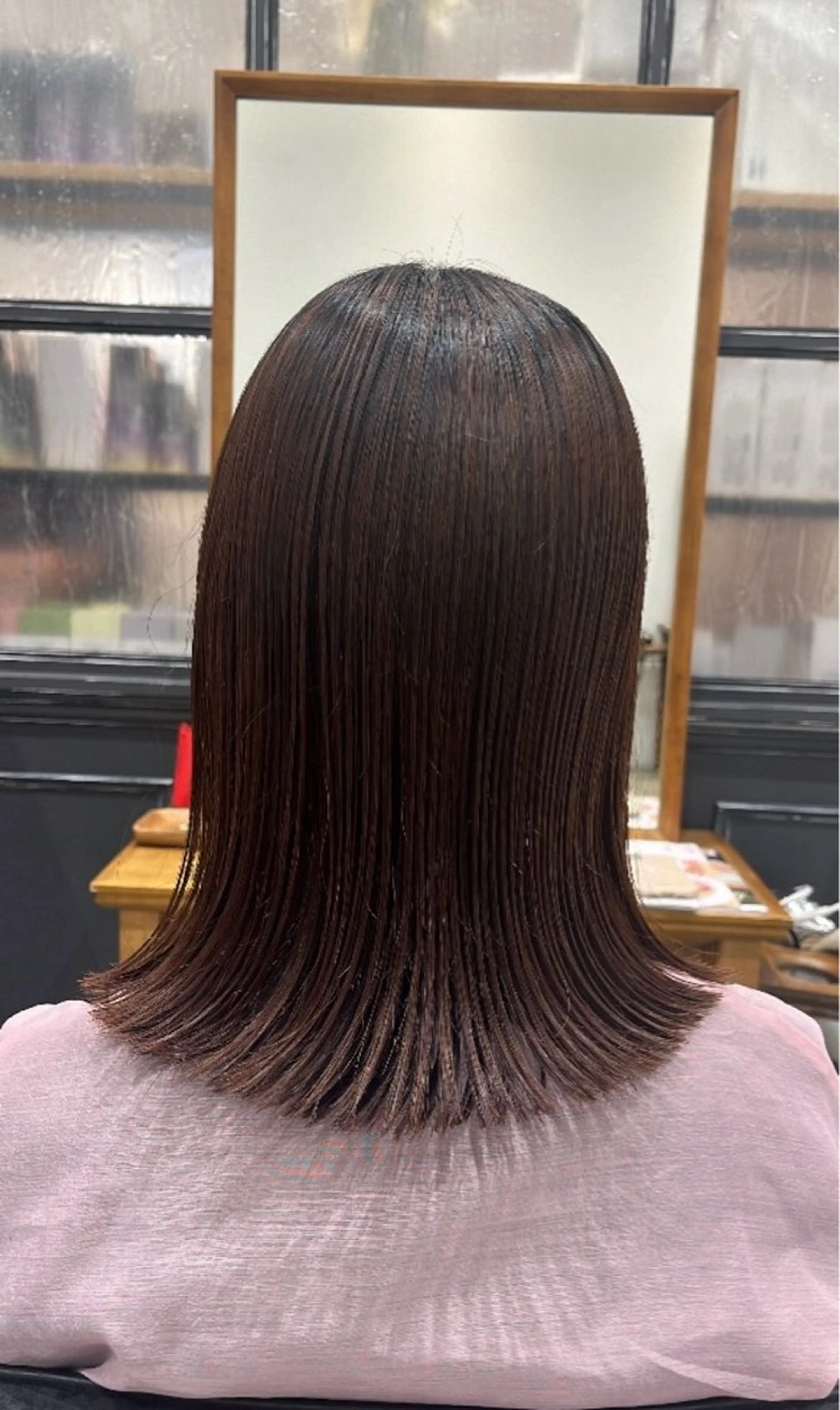 似合わせカット＋ダメージレスケアカラーの写真