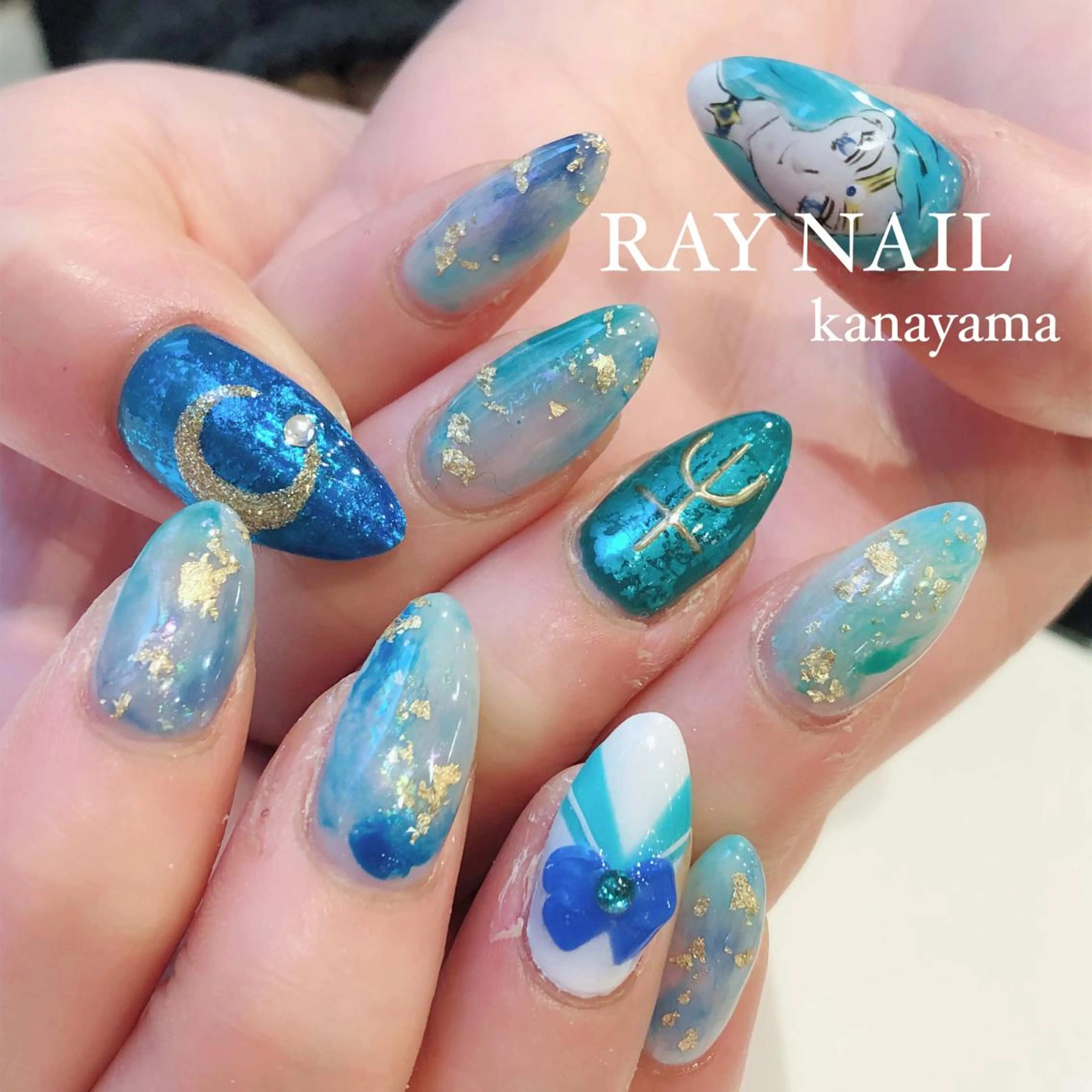 ネイル アートネイル ニュアンスネイル Arowa 伊田のネイルデザイン