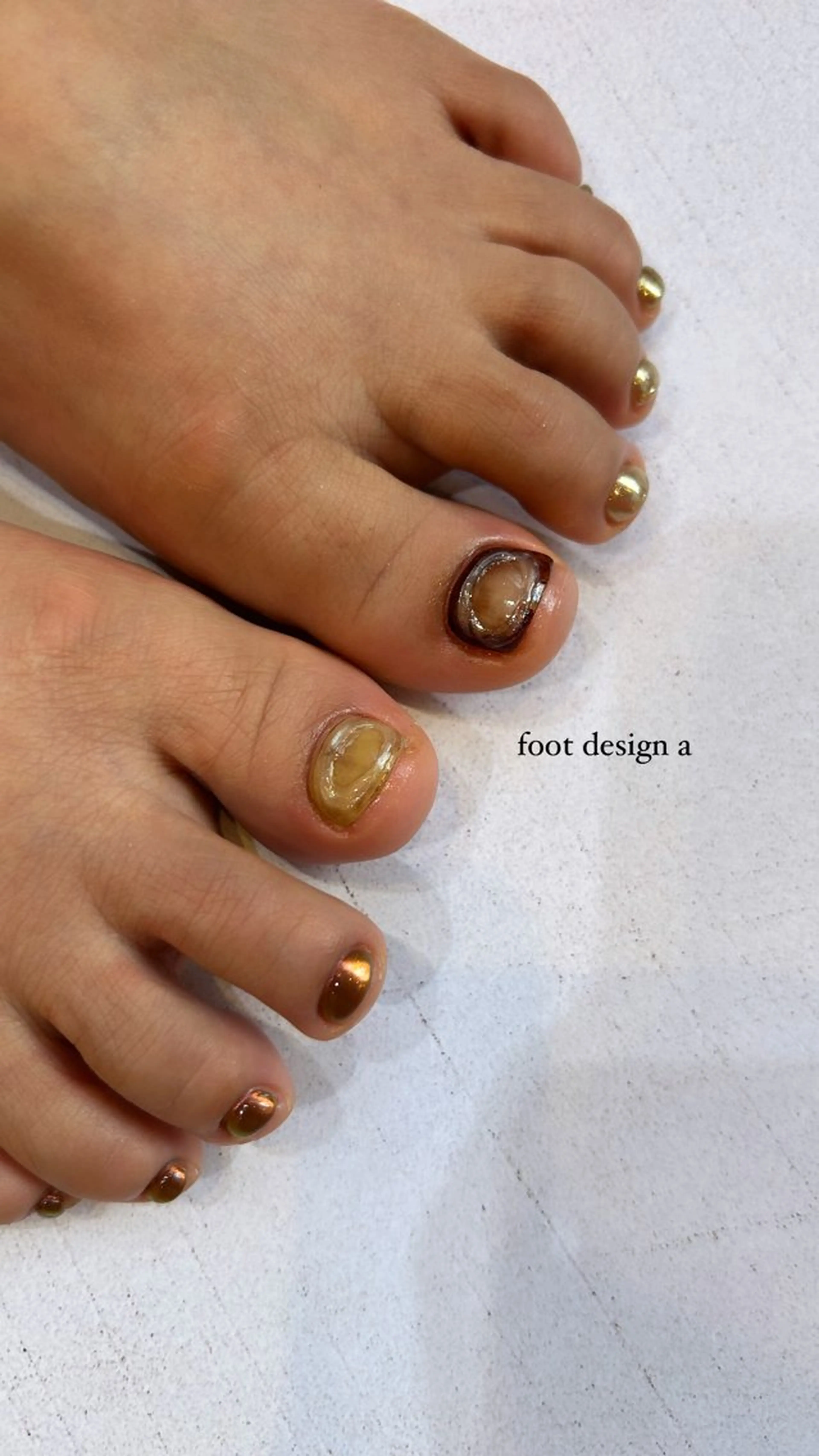 ネイル 持ち込み フットネイル Yumi 広尾|恵比寿ネイルのネイルデザイン