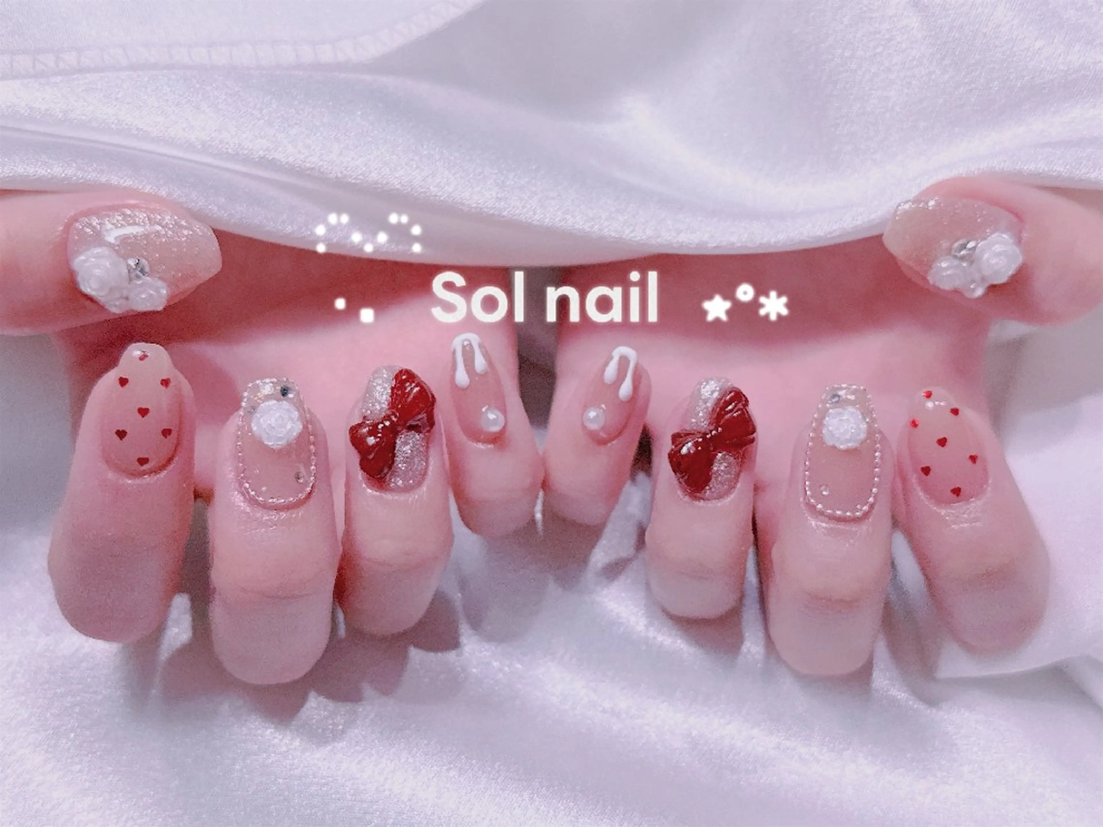 ネイル ハンドネイル パラジェル＆フィルイン取り扱いサロンSol Nail所属・Sol Nail ミネのネイルデザイン
