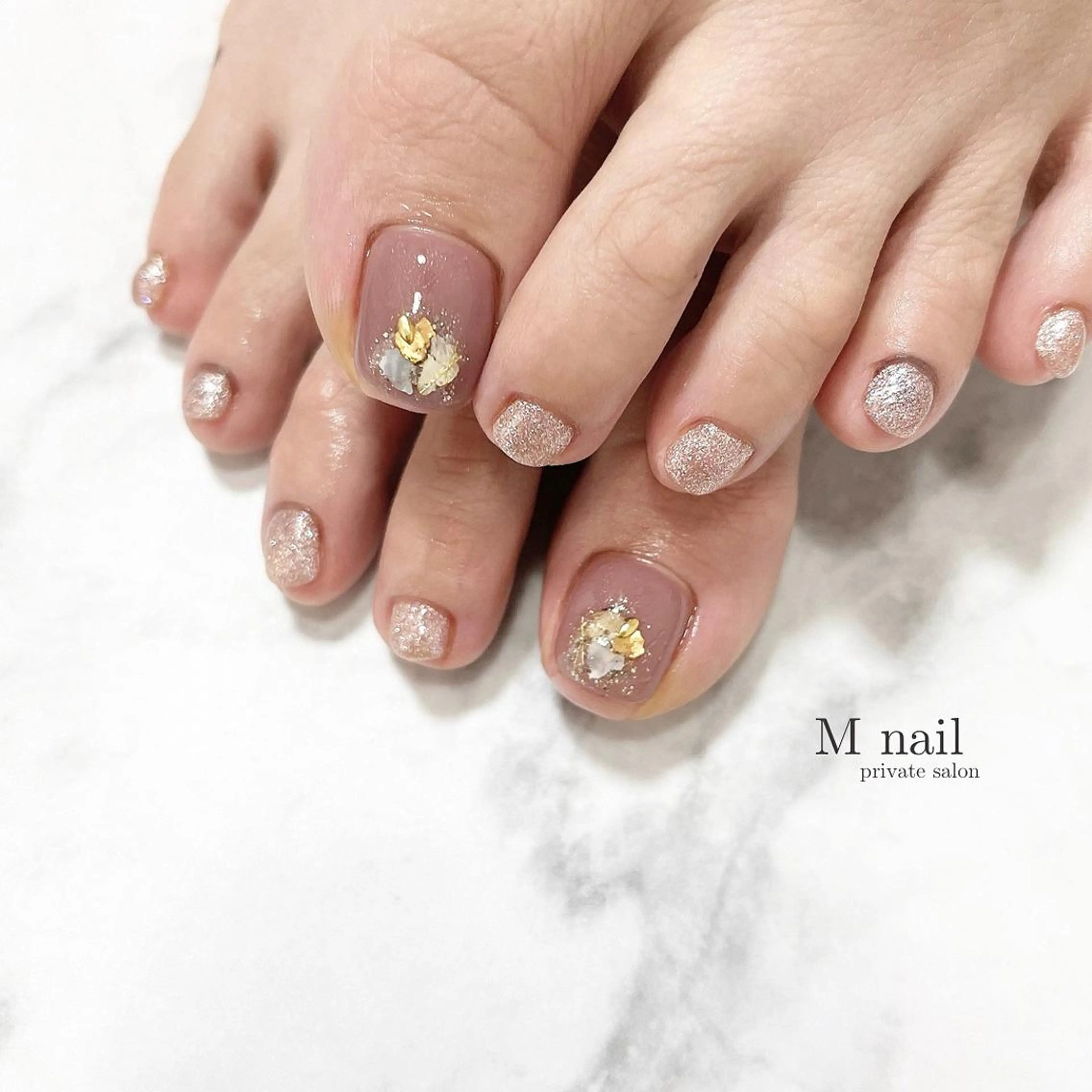 ネイル アートネイル フットネイル フットネイル M　nail所属・M nailのネイルデザイン