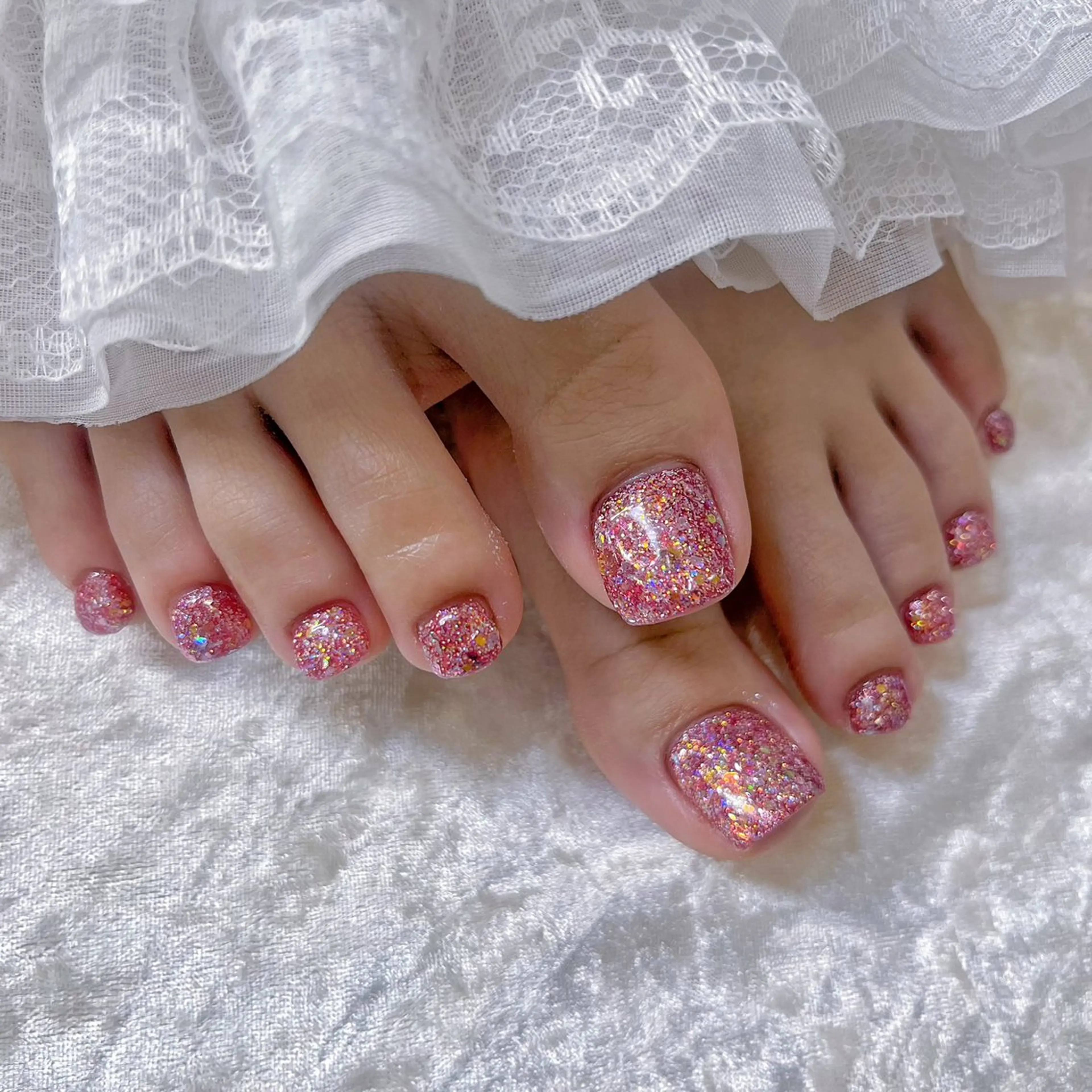 ネイル フットネイル Maya 🧊🫧‪のネイルデザイン