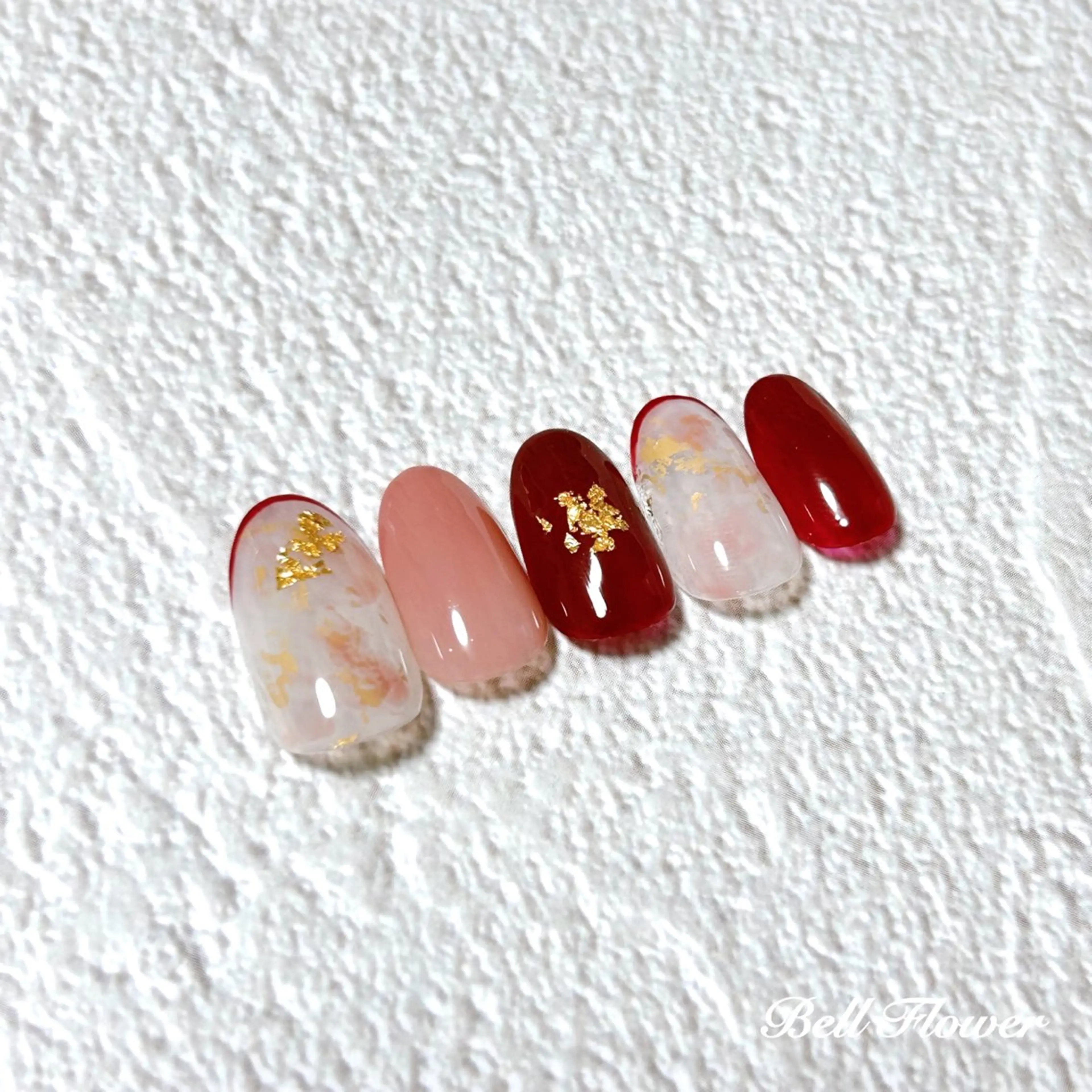 ネイル ハンドネイル Bell Flowerのネイルデザイン