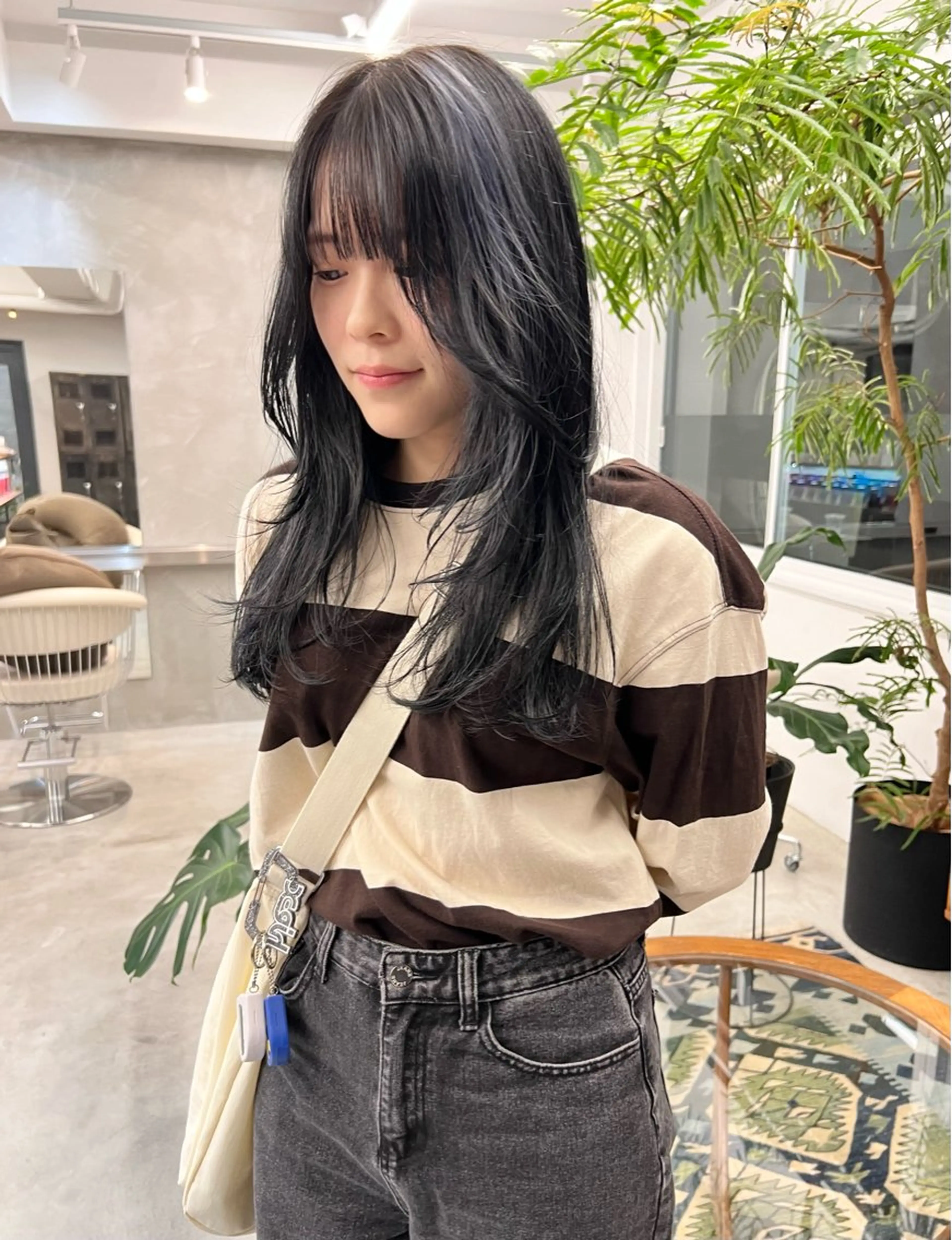 ロング カラー カット ヘアカラー トリートメント 樫原裕二 /柔らかいカラーのヘアスタイル