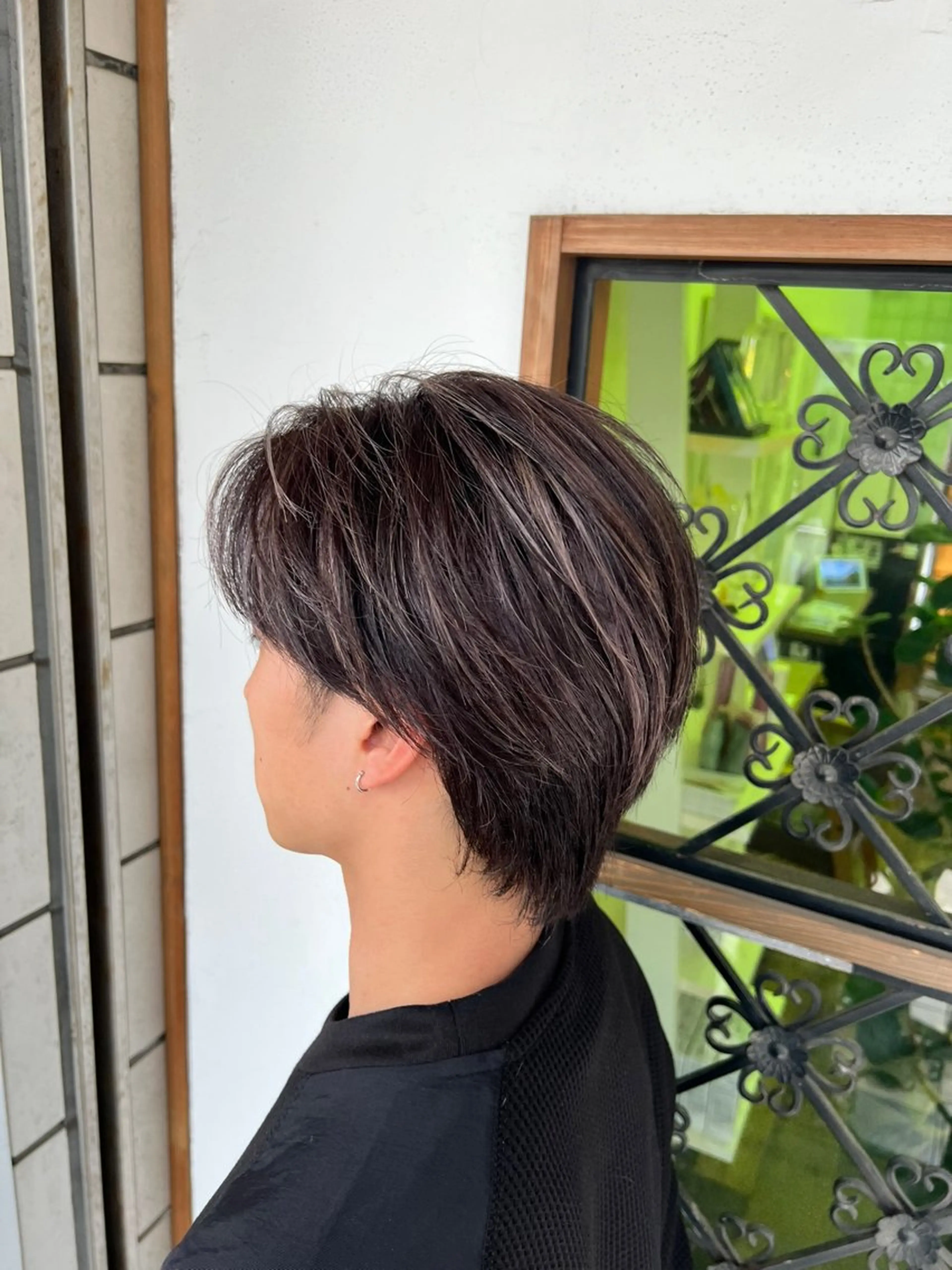 ミディアム カラー メンズ ミディアムパーマ メンズパーマ カット ヘアカラー 湘南のパーマ職人 🔥清水琉葵🔥のヘアスタイル