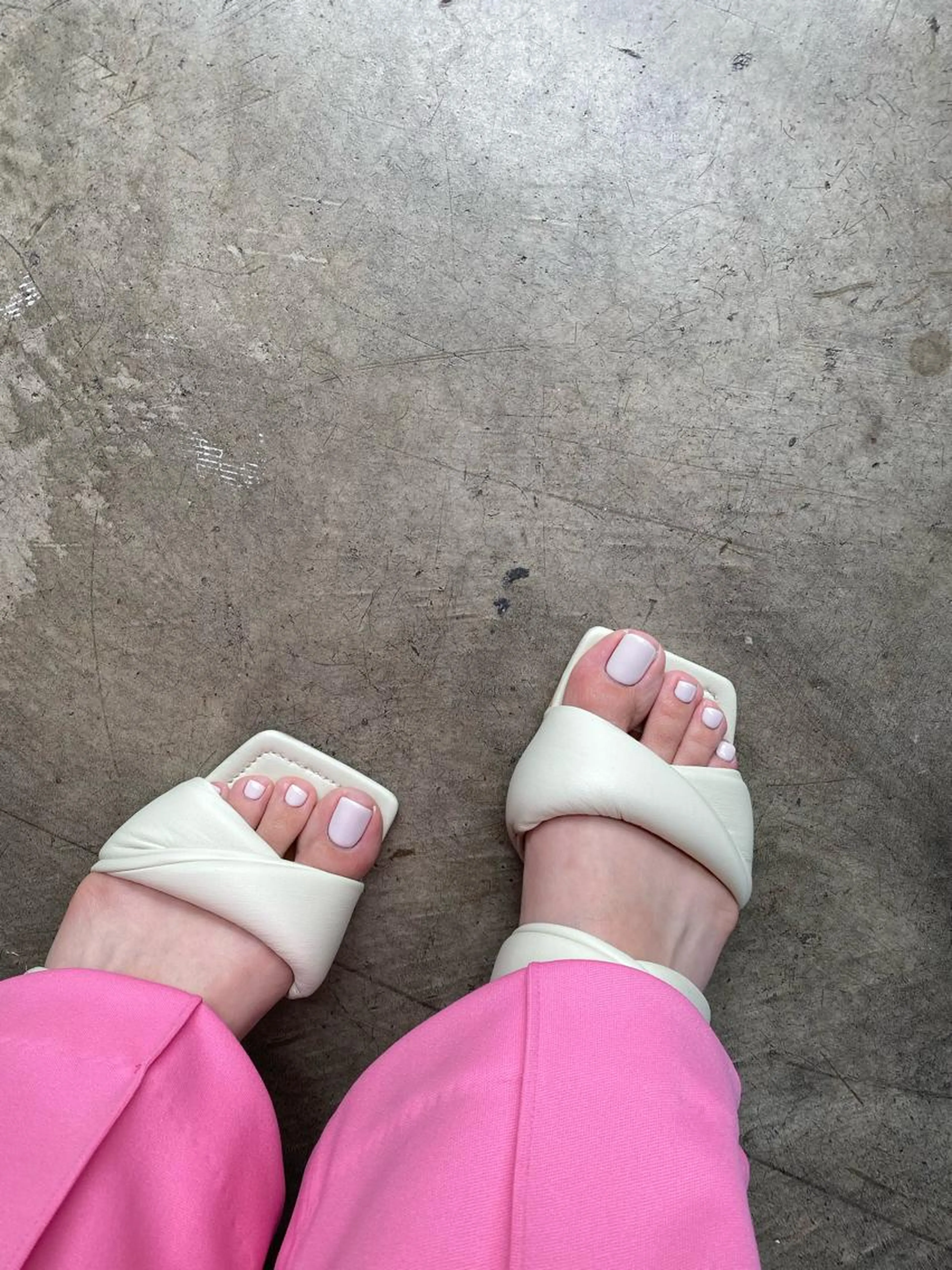 【foot nail】ワンカラー2色までok!ミラー・ベースカラー＋1000円、マグネット＋500円の写真