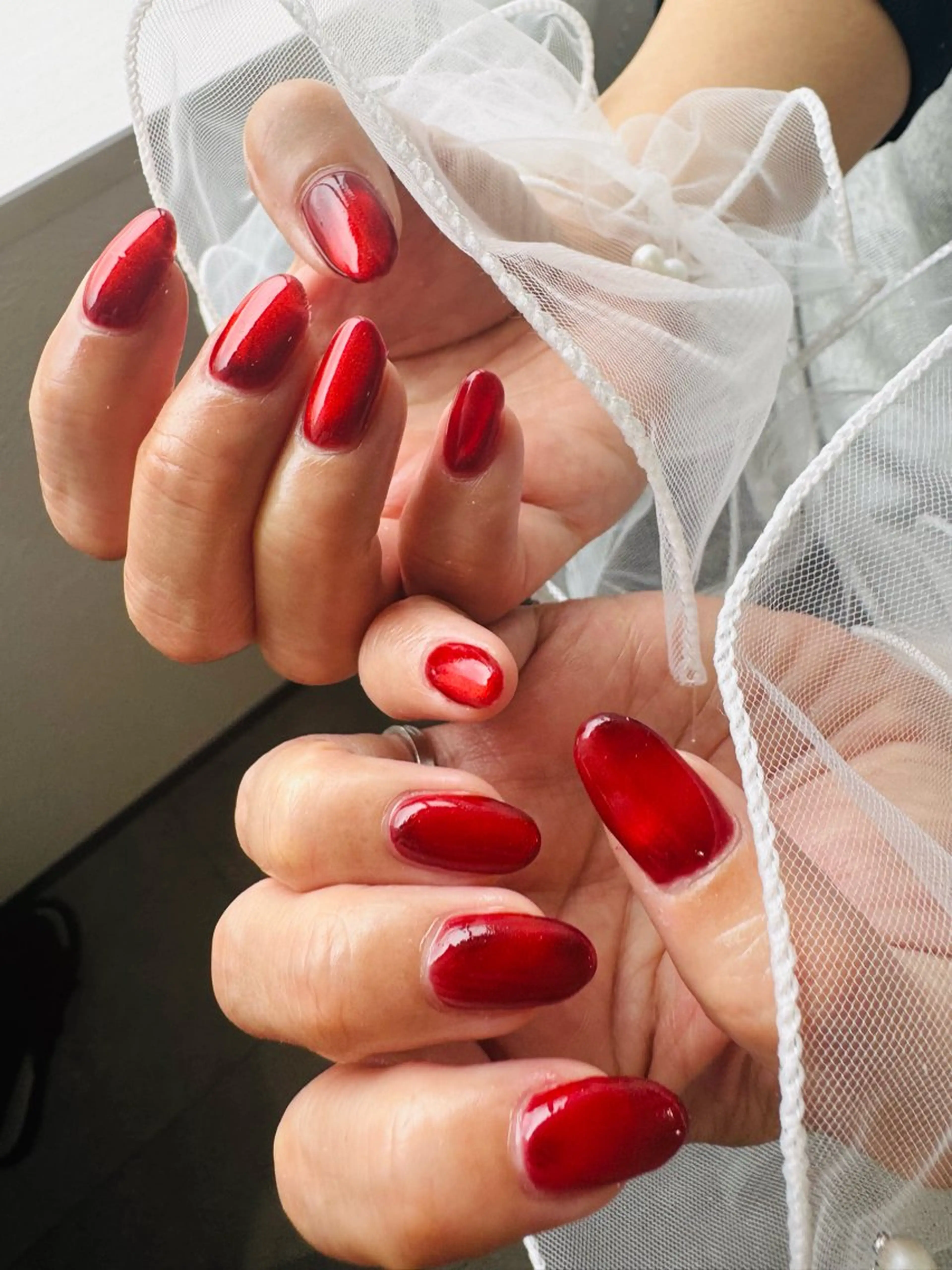 ネイル マグネットネイル nail salon　neige所属・向井 唯紀世のネイルデザイン