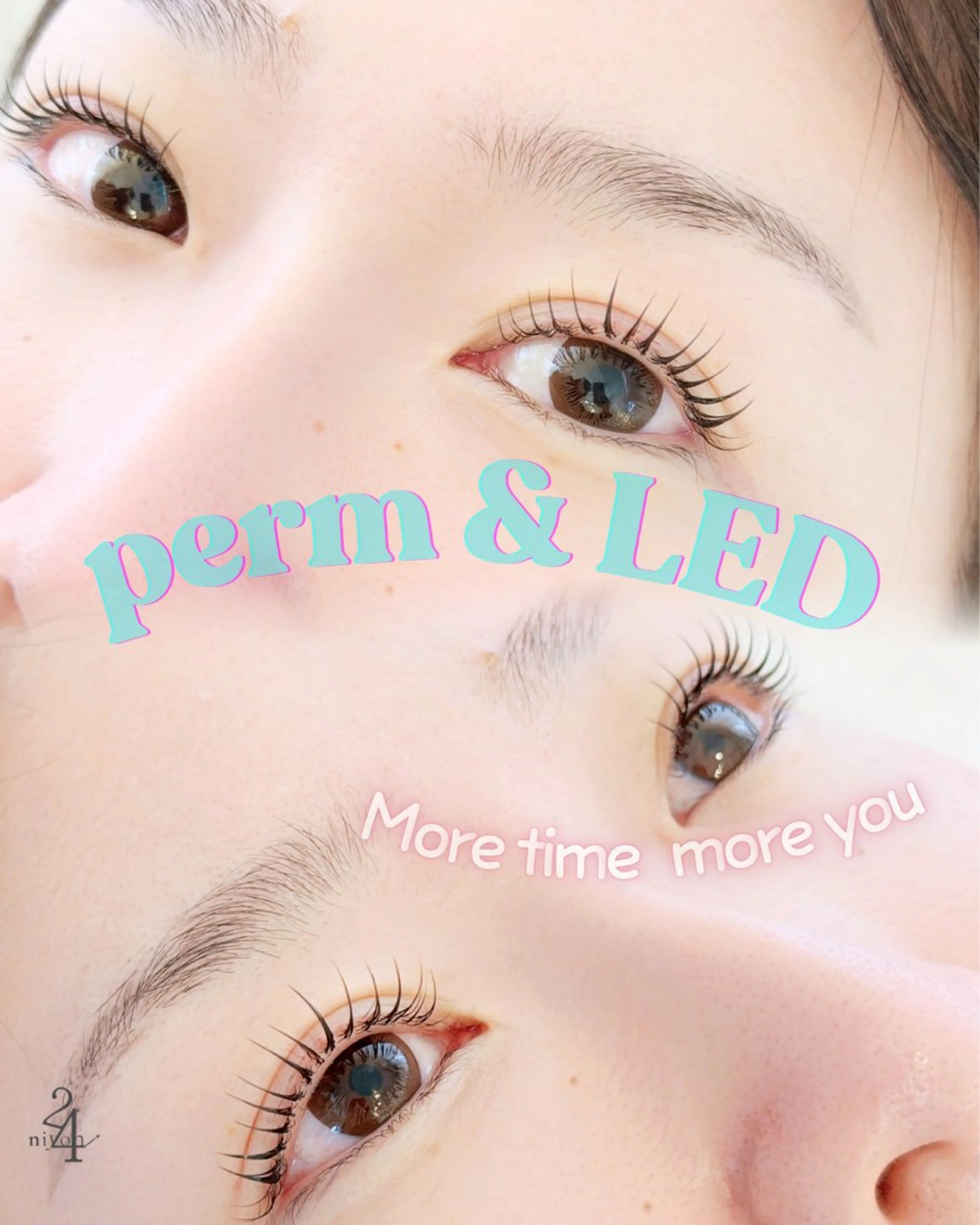 マツエク・マツパ フラットラッシュ niyon24+大宮西口所属・hikari大宮 _高持続まつ毛のマツエク・マツパデザイン