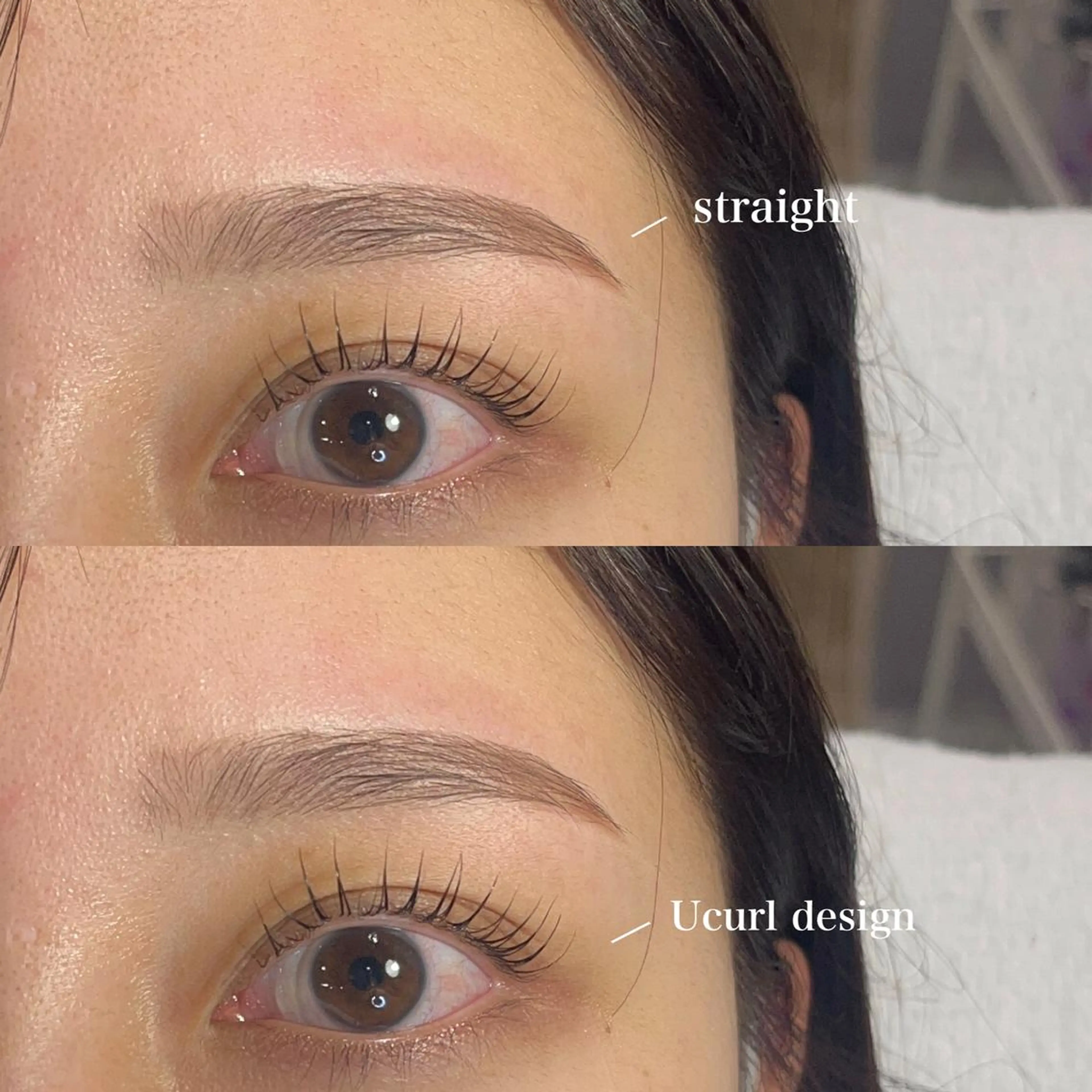 ミディアム カラー ヘアアレンジ メンズ ネイル マツエク・マツパ アイブロウ akari 👒のマツエク・マツパデザイン