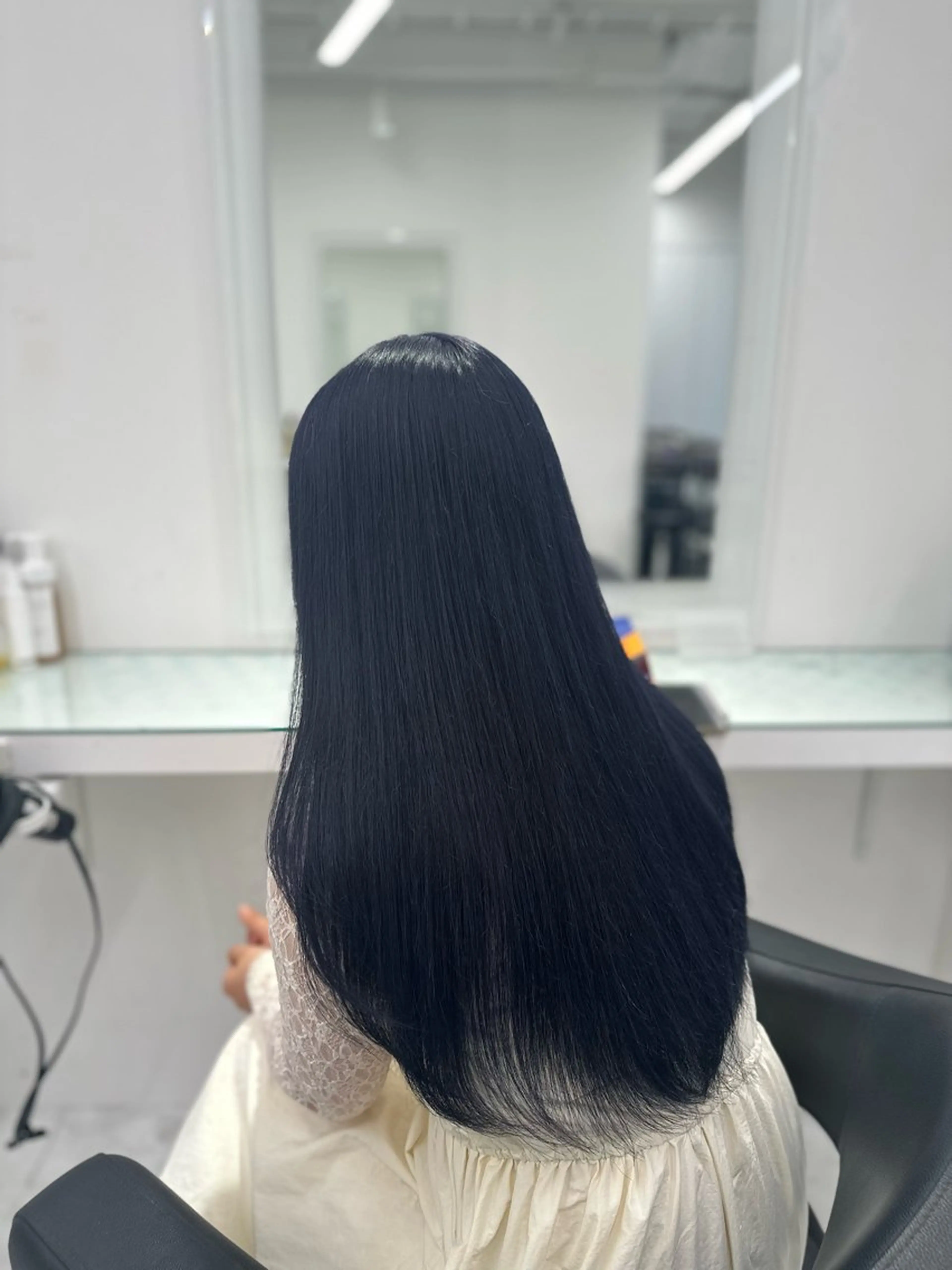 ミディアム カラー ヘアカラー トリートメント ヘッドスパ ヘアセット ❄最強かわいいカラー ❄️MINA❄️のヘアスタイル