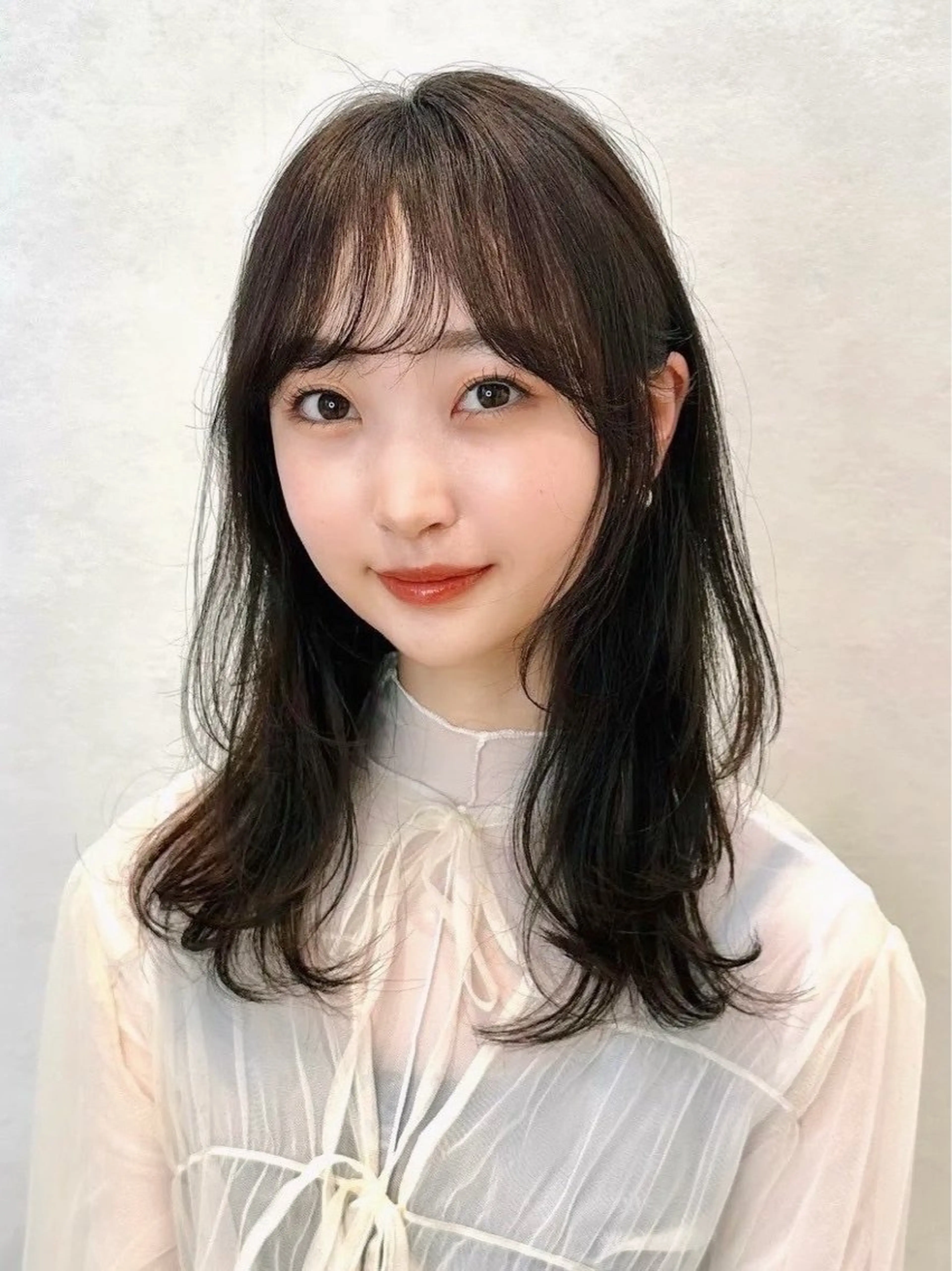 セミロング カラー パーマ 💍🧸カラーモデル 募集中🧸💍のヘアスタイル