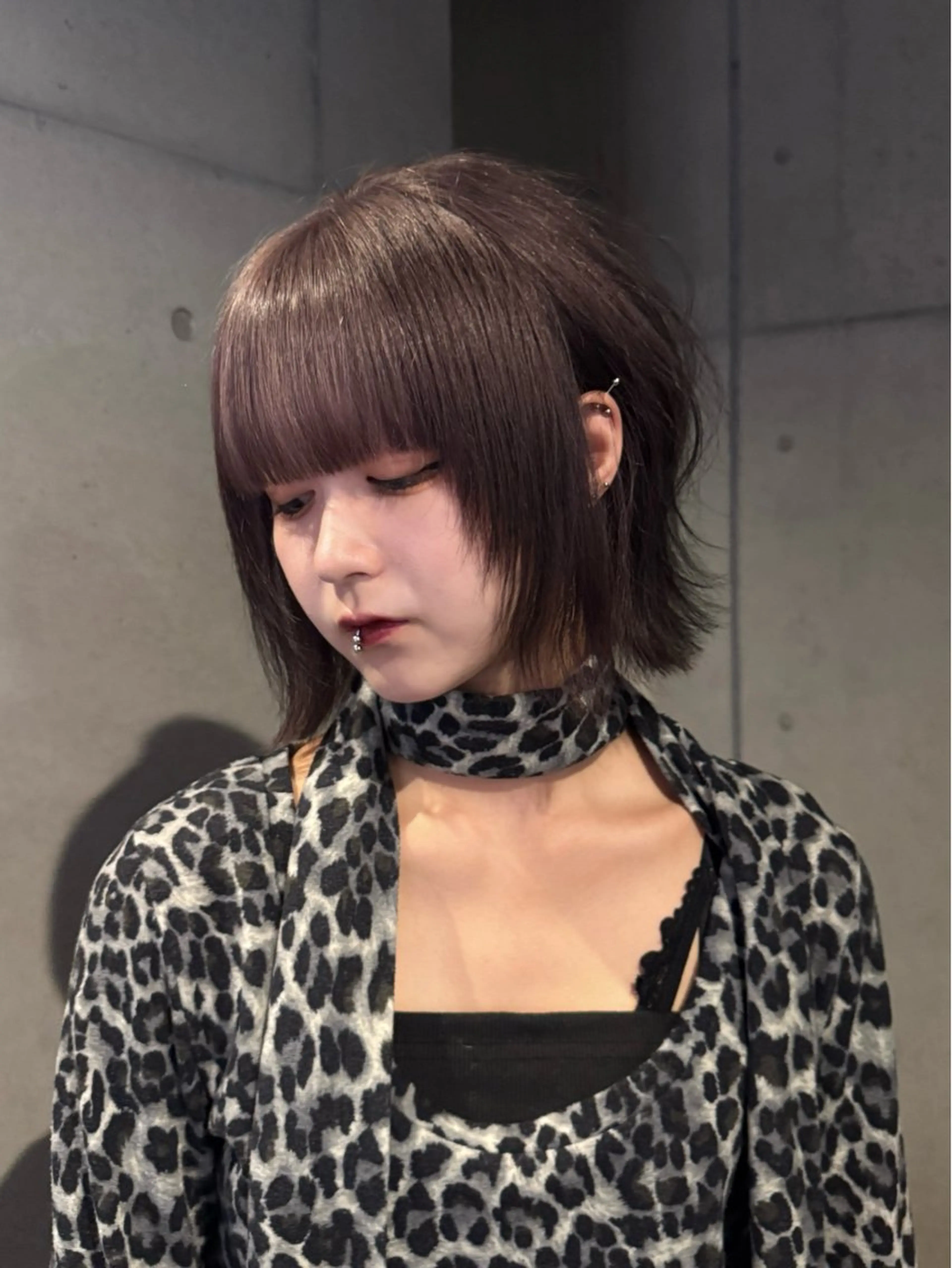 ミディアム カラー カット ヘアカラー トリートメント だいち/ハイトーン/ デザインカラーのヘアスタイル