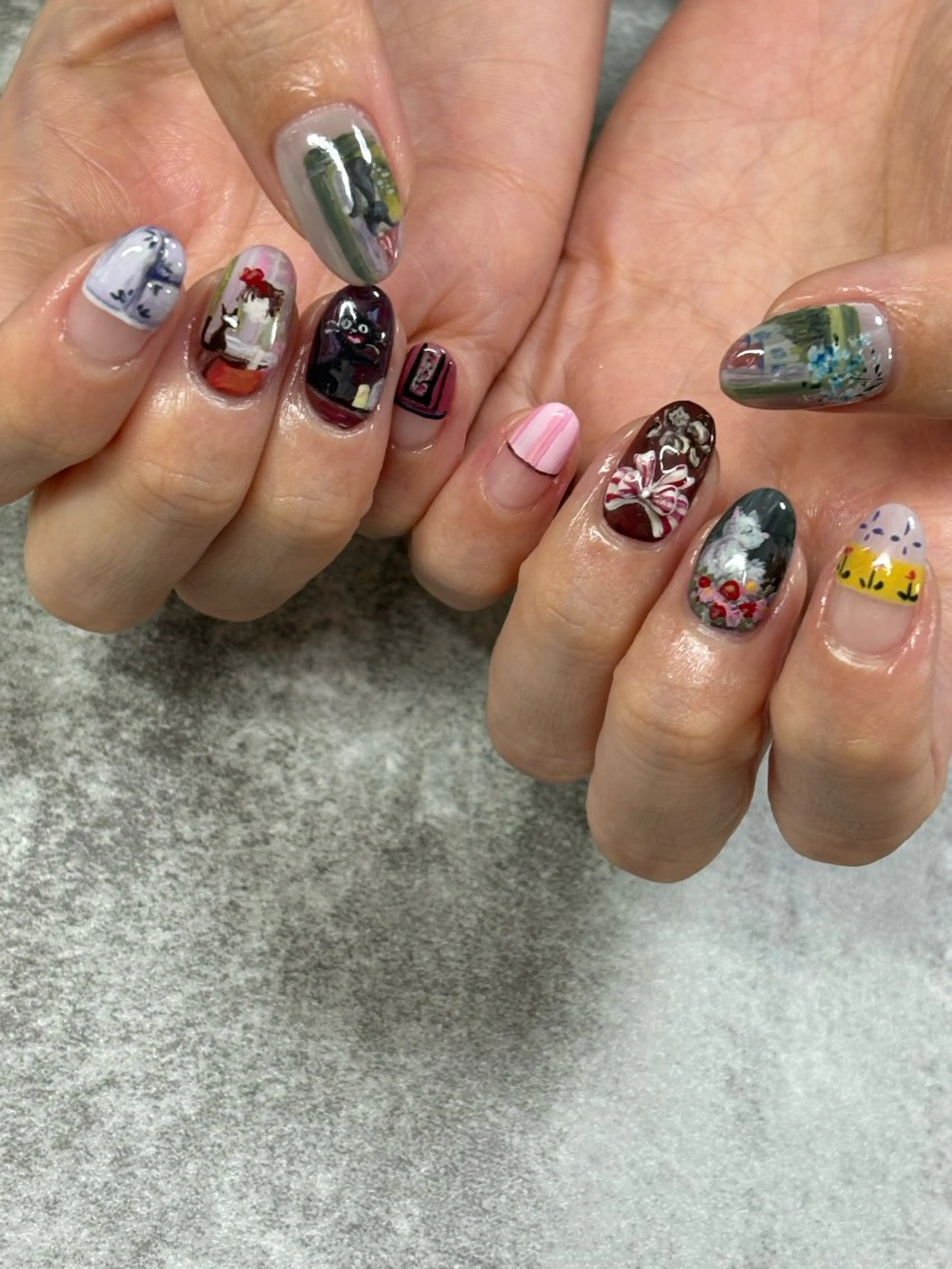 ネイル ハンドネイル FIORITURA Maikoのネイルデザイン