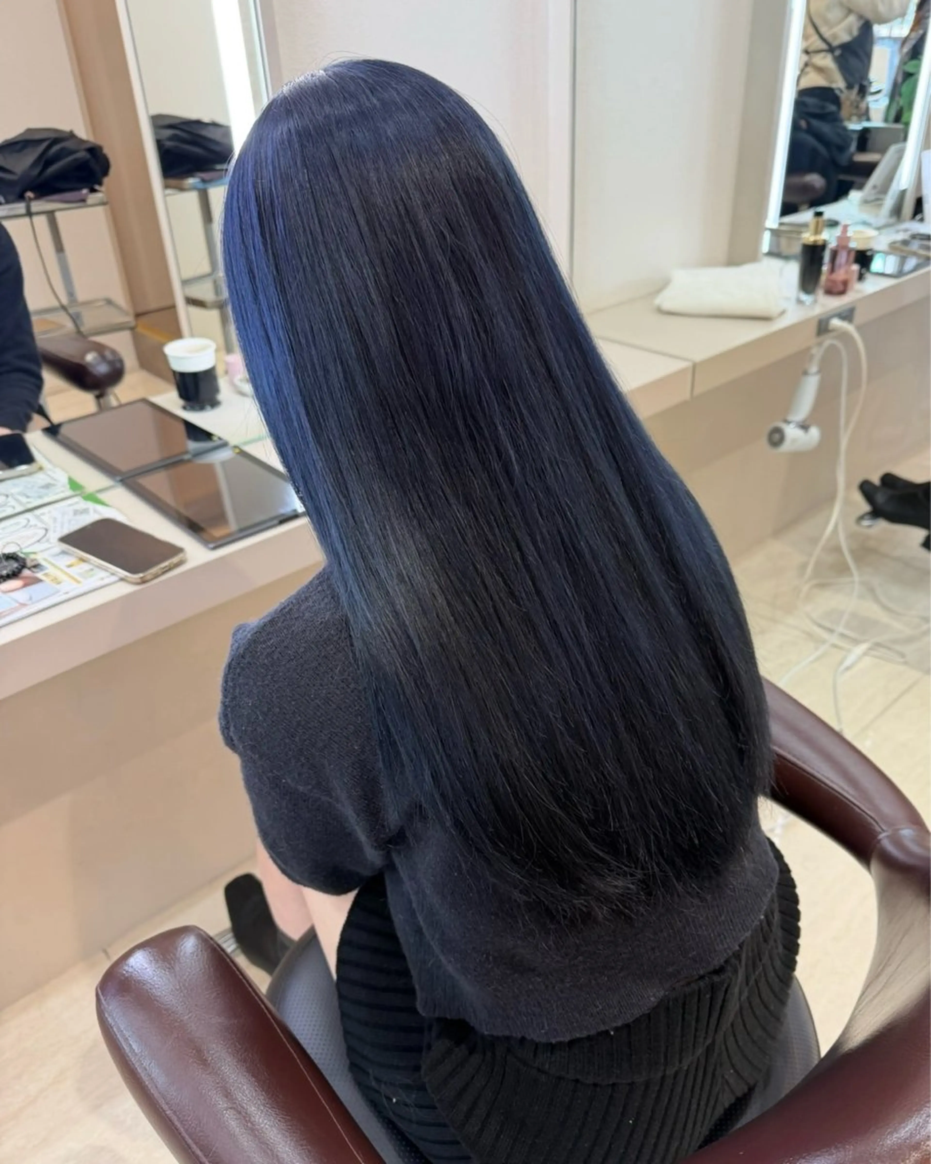 ロング カラー カット ヘアカラー パーマ/ハイトーン /吉田眞のヘアスタイル