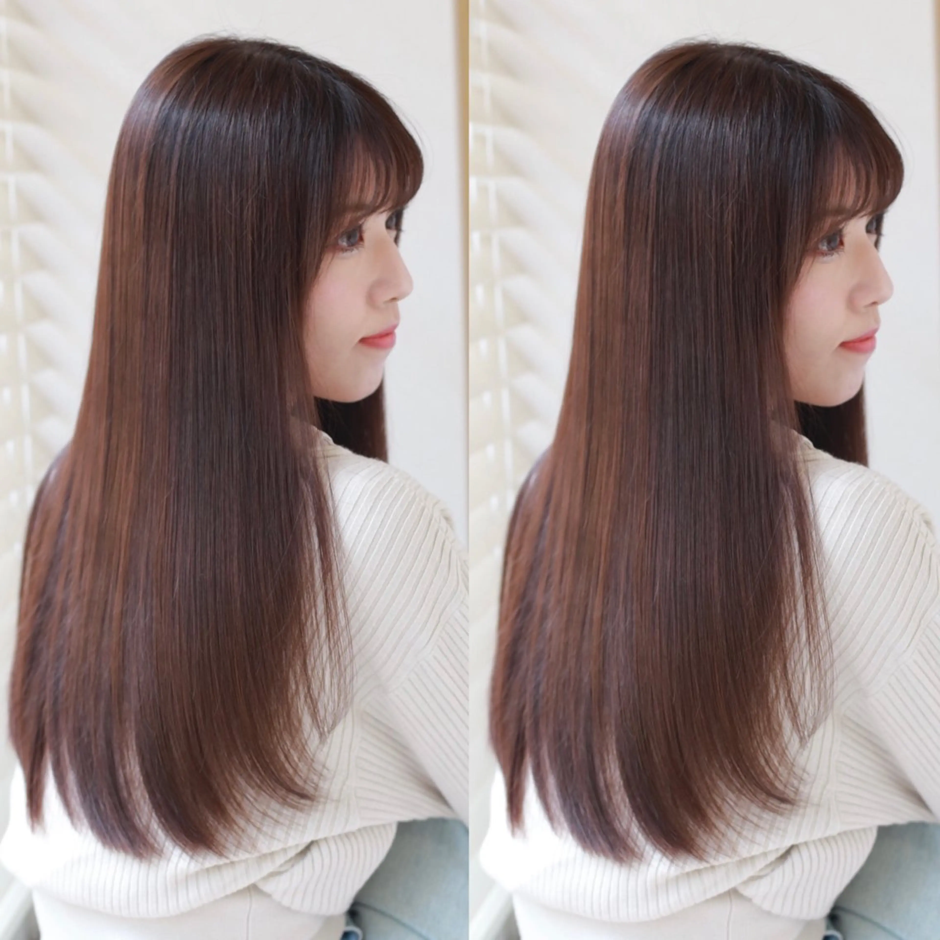 ✨【ツヤ髪】✨カット➕プラチナストレート➕ダメージ除去炭酸泉✨の写真