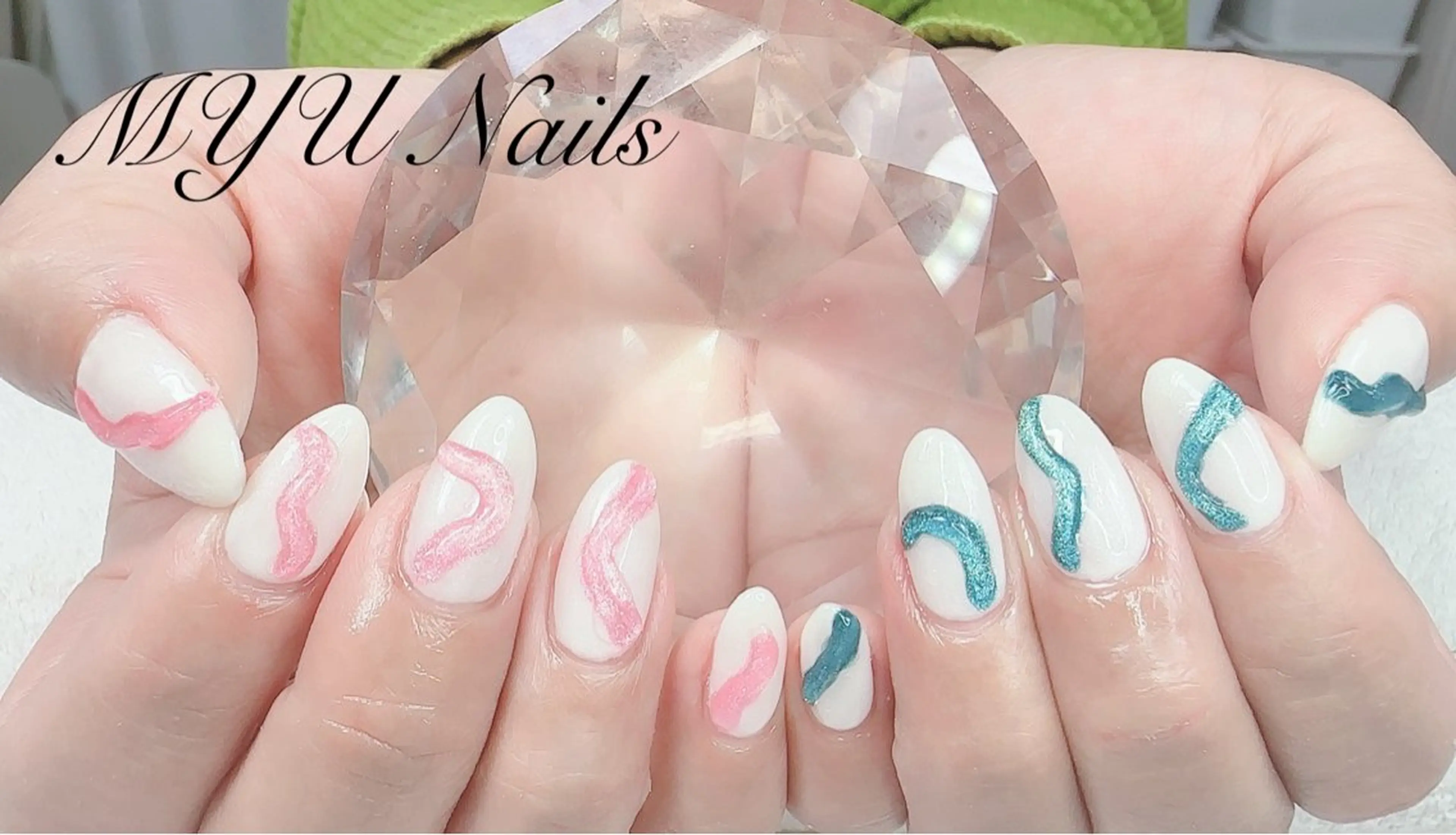 ネイル ジェルネイル 持ち込み ニュアンスネイル パラジェル ハンドネイル MYU Nails所属・MYU Nailsのネイルデザイン
