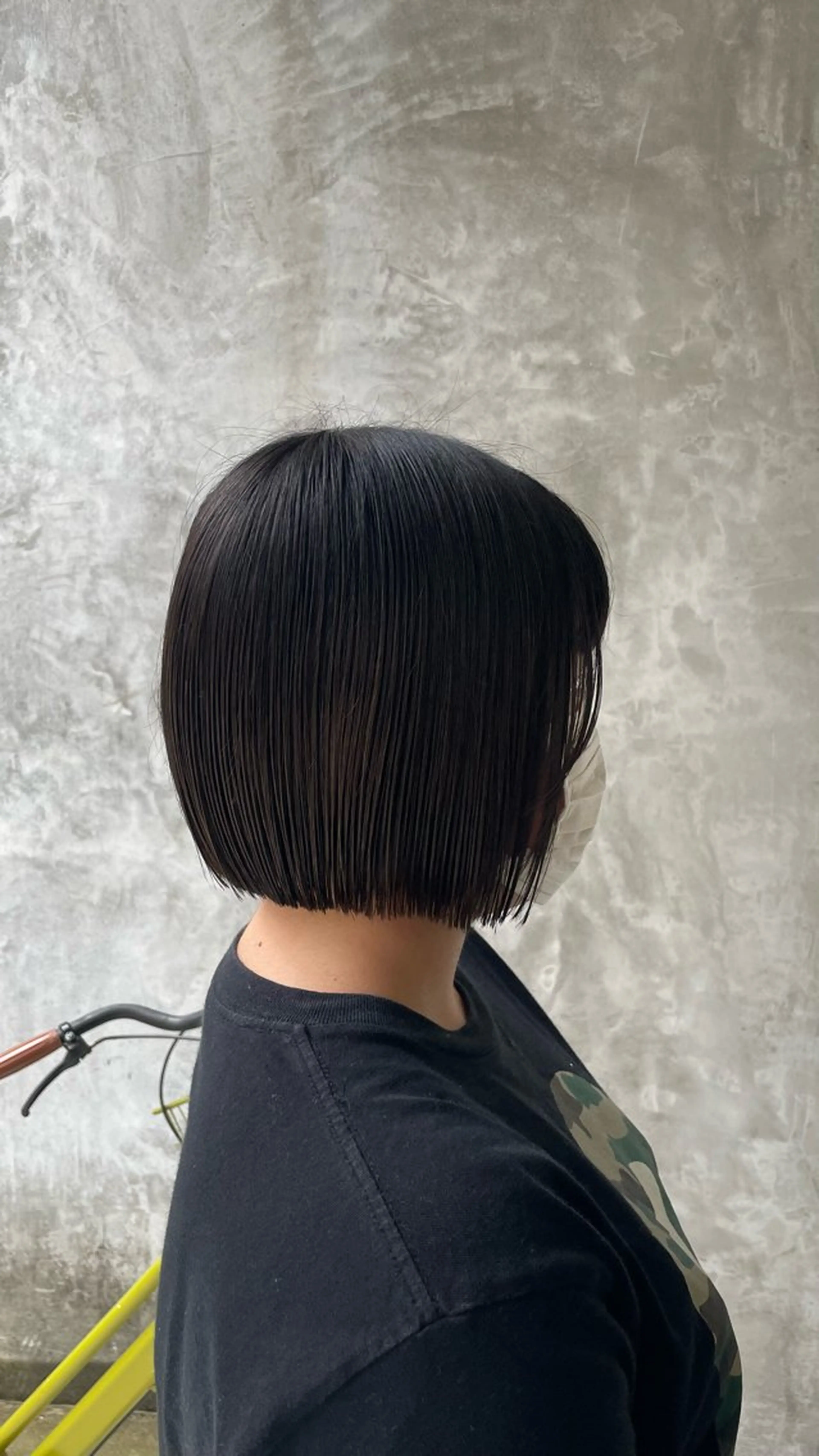 ショート ハラダ クルミのヘアスタイル
