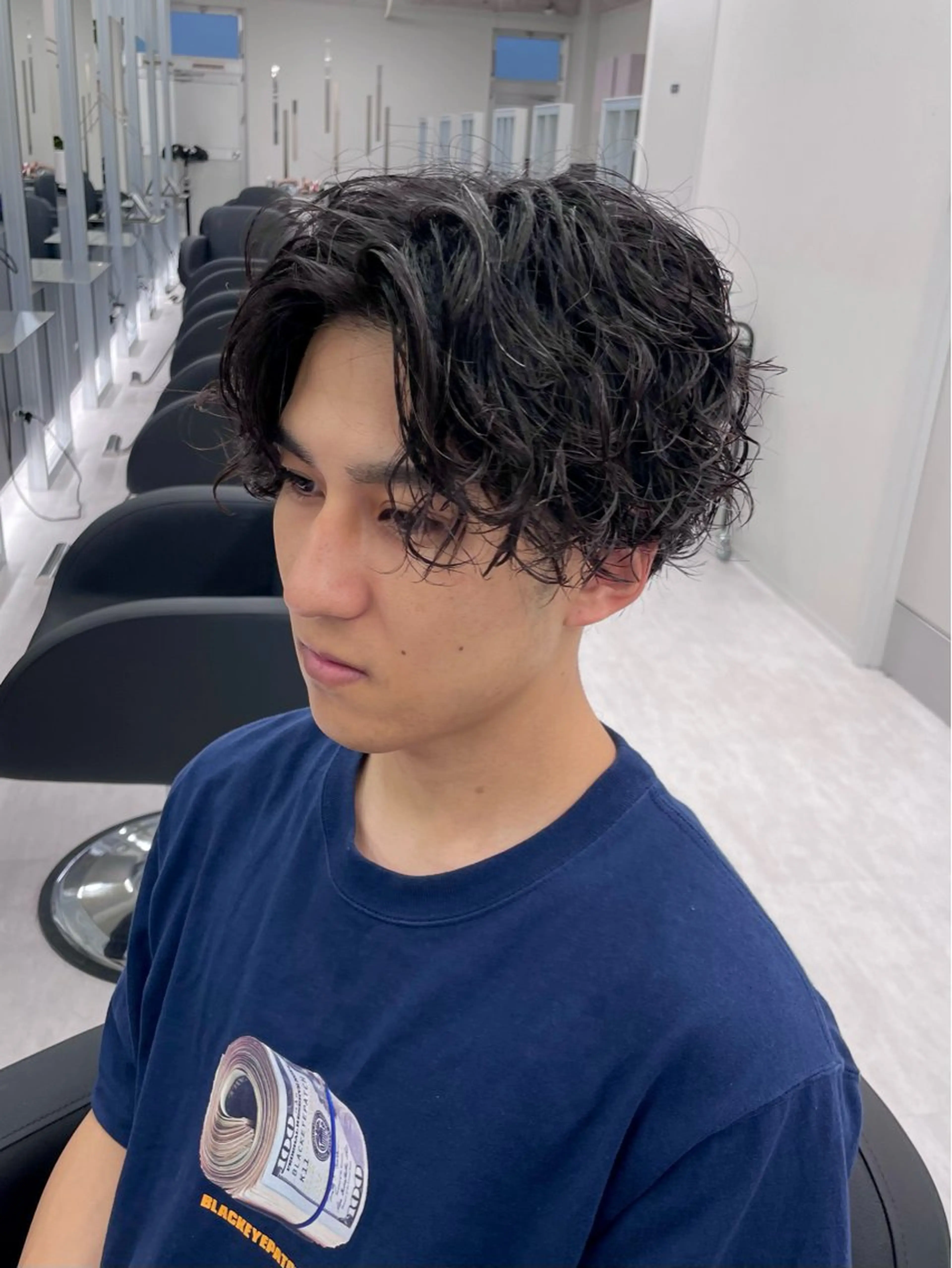 パーマ メンズ メンズパーマ スパイラルパーマ カット パーマ 福永速人 /メンズパーマのヘアスタイル