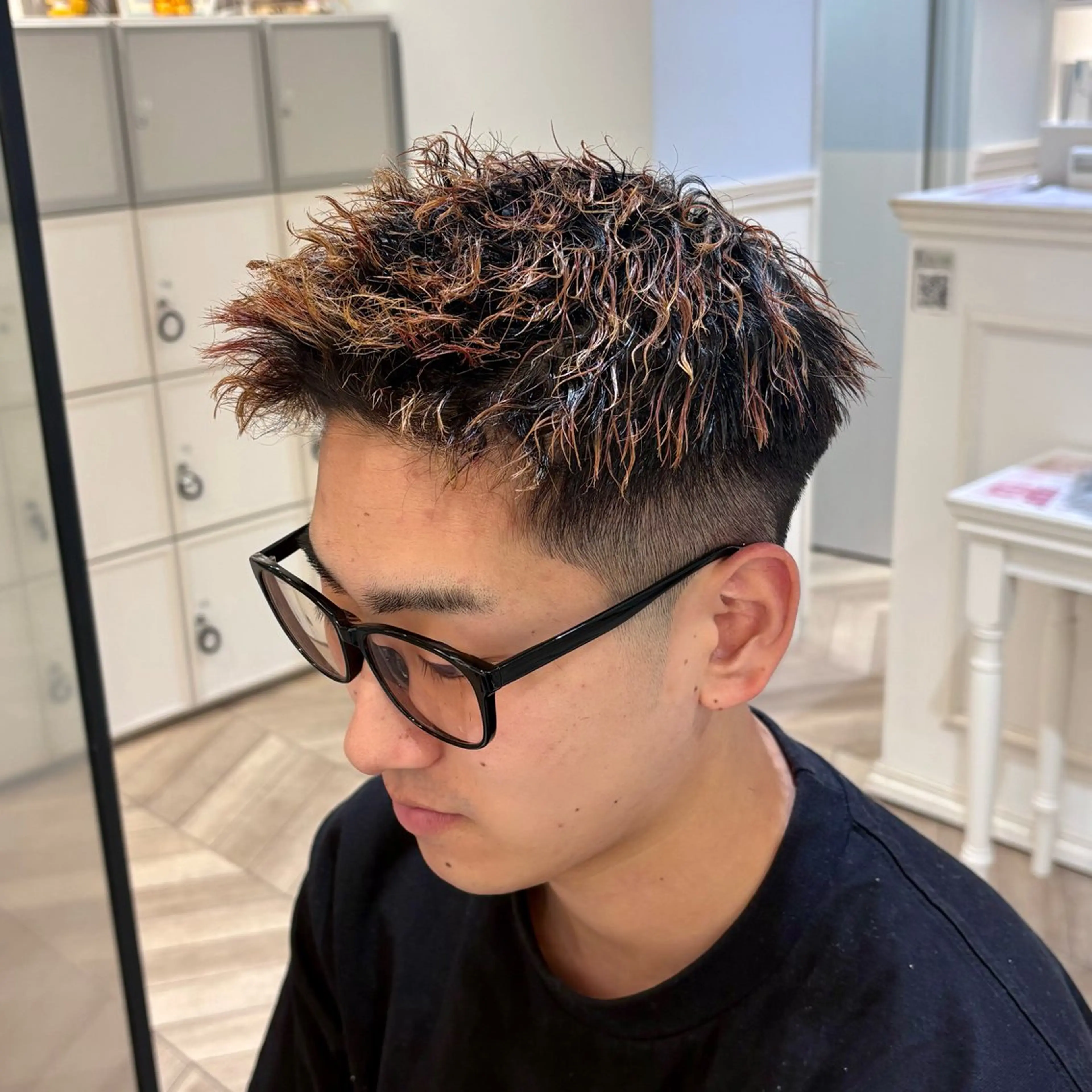 ショート カラー メンズ カット パーマ NYNY 🌺Ruiのヘアスタイル