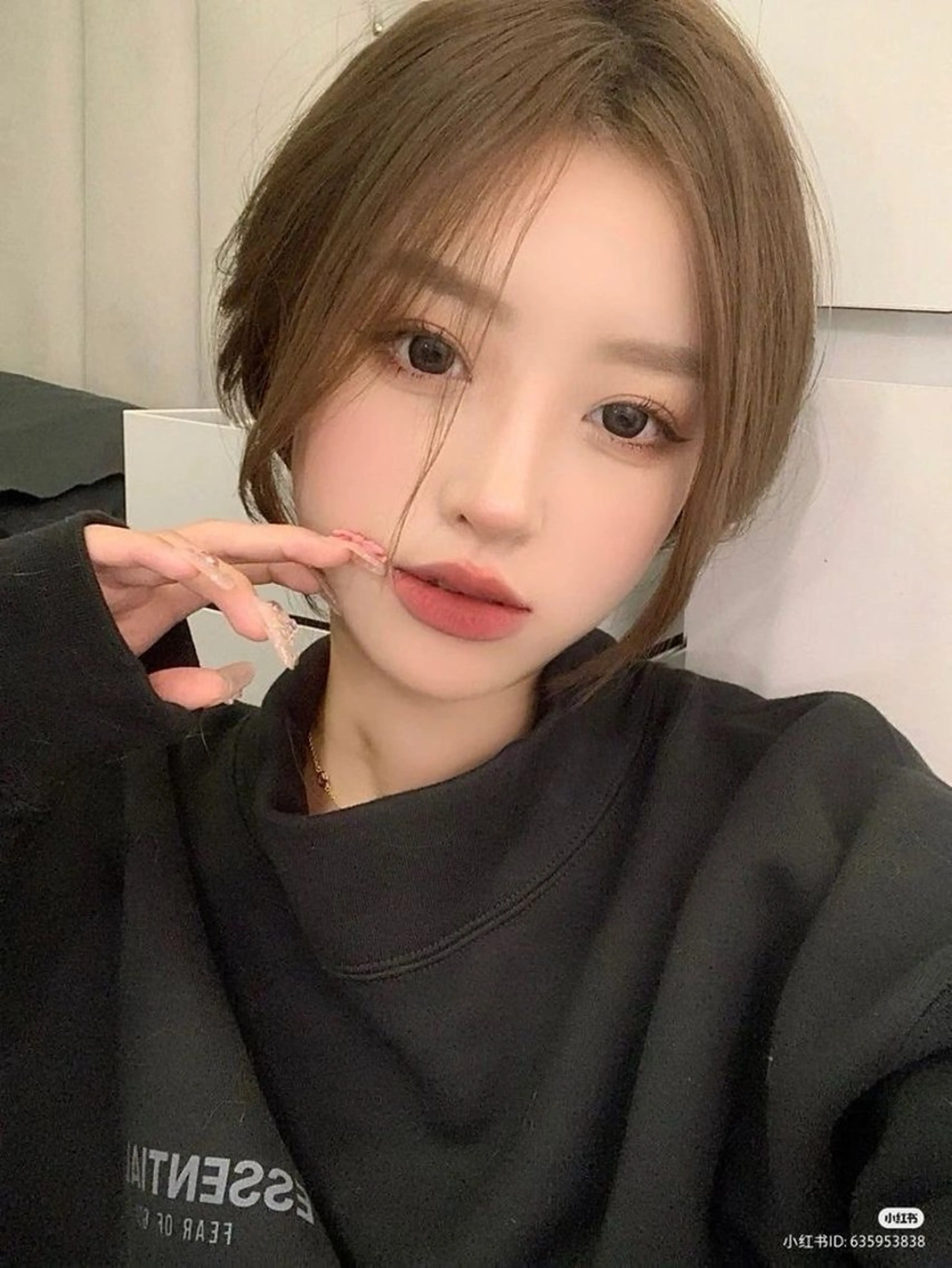 セミロング カラー ヘアカラー トリートメント 韓国レイヤーカット /REIのヘアスタイル