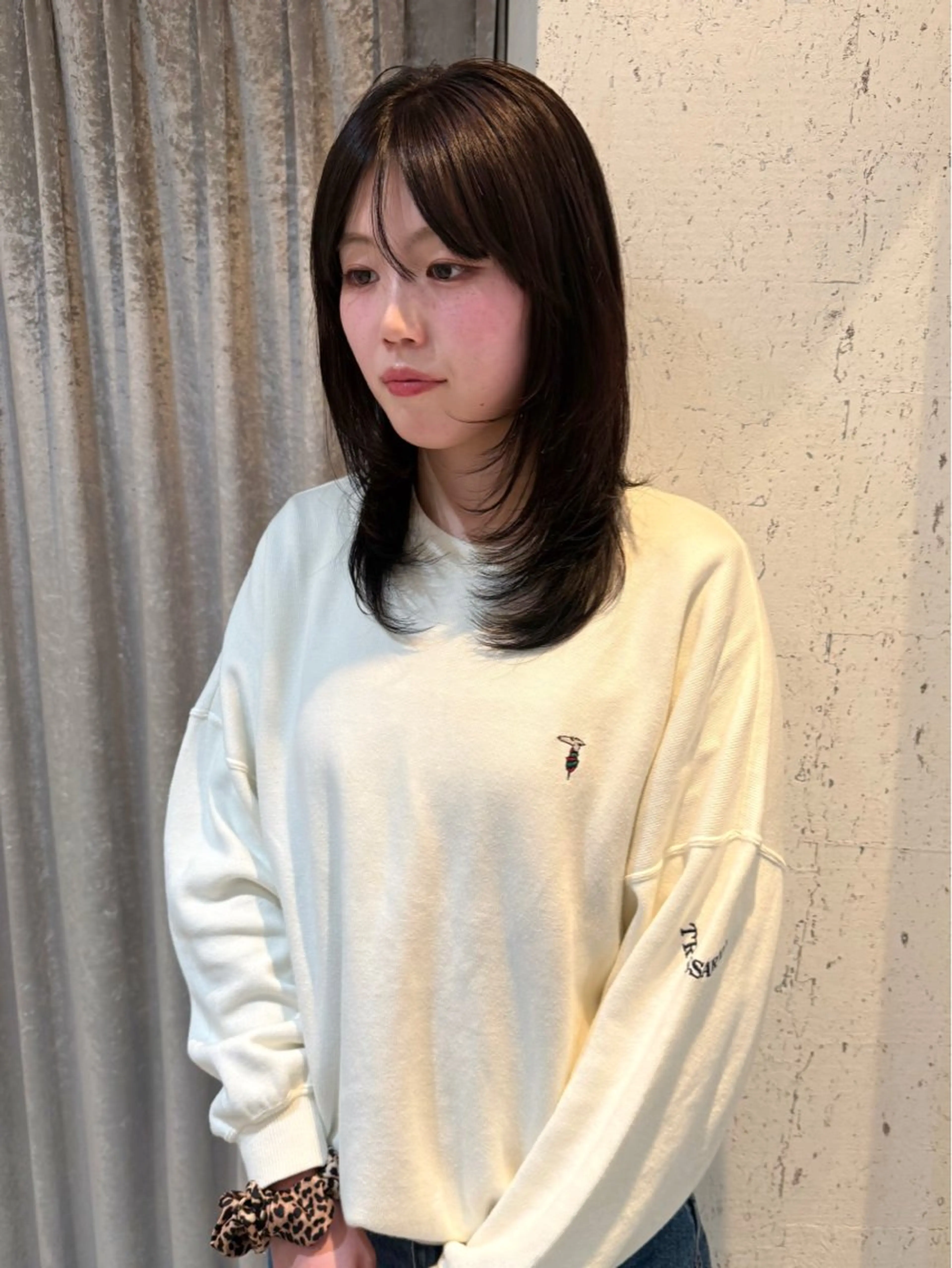 ミディアム カラー パーマ カット ヘアカラー 縮毛矯正 トリートメント mai / linoah˚✧のヘアスタイル