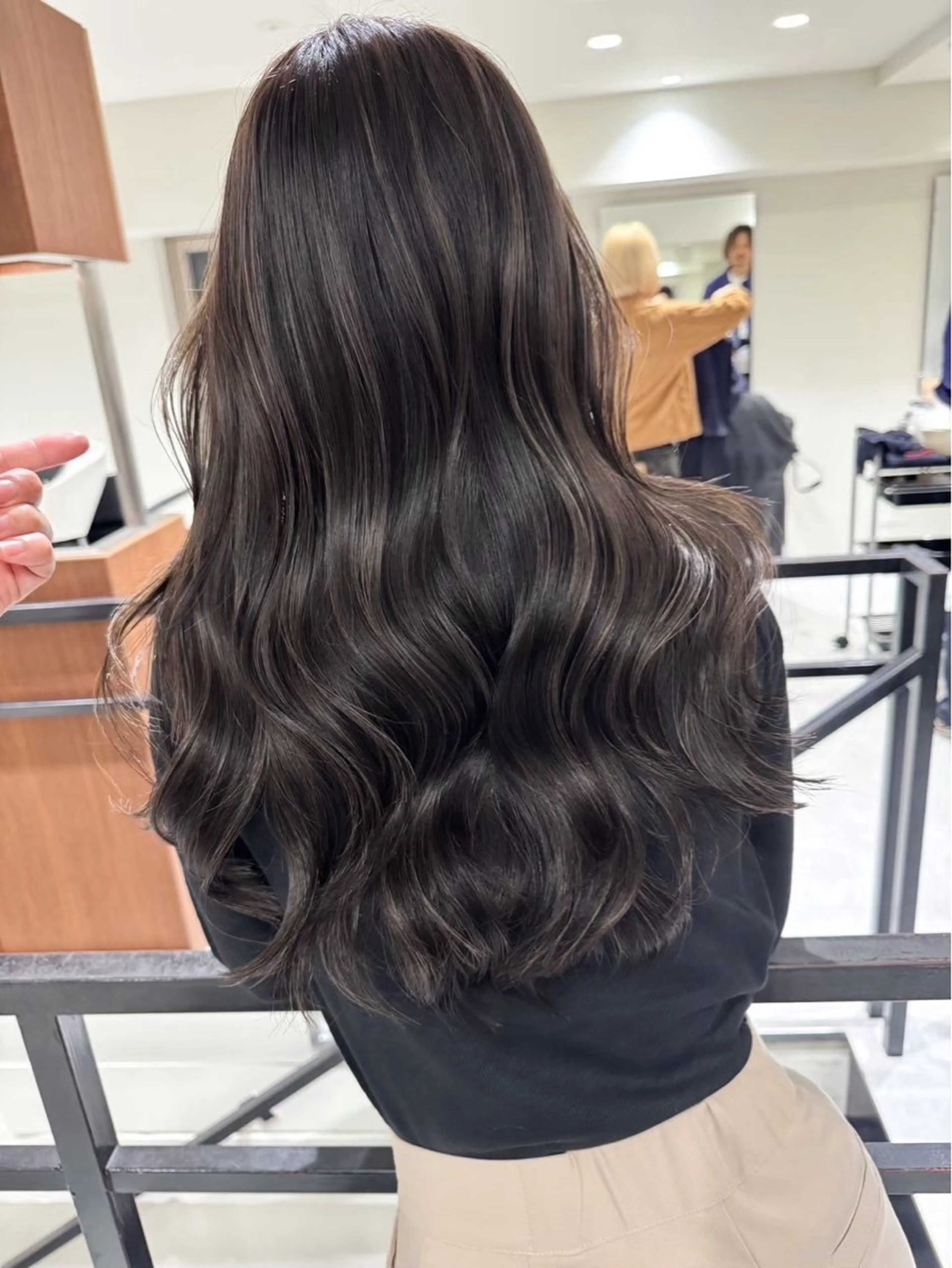 ロング カラー ブリーチ ハイライトカラー ハイライト JILBLAN福岡 Senriのヘアスタイル