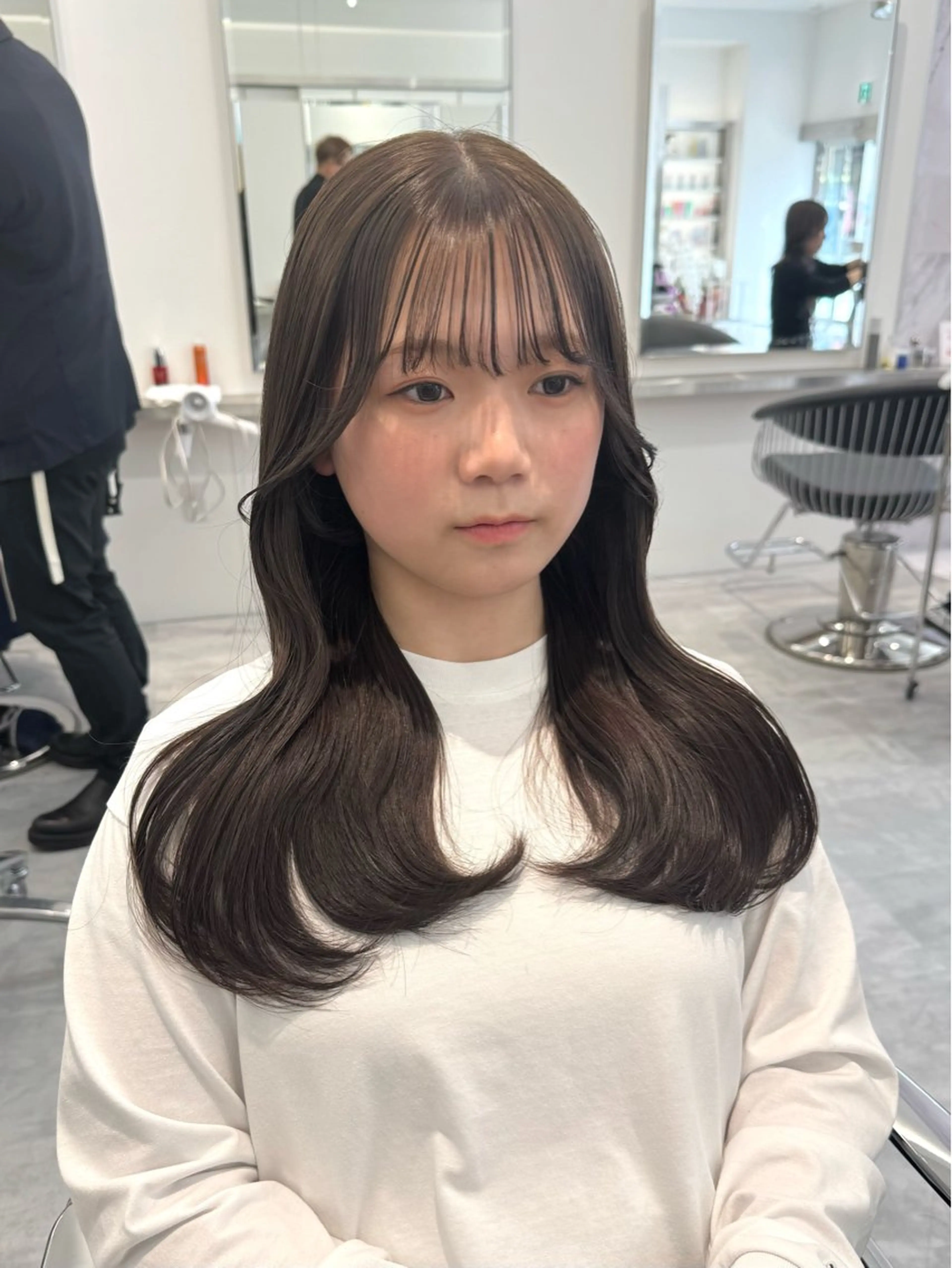 ロング カラー ヘアカラー ParveMix🍀 藤原愛未のヘアスタイル