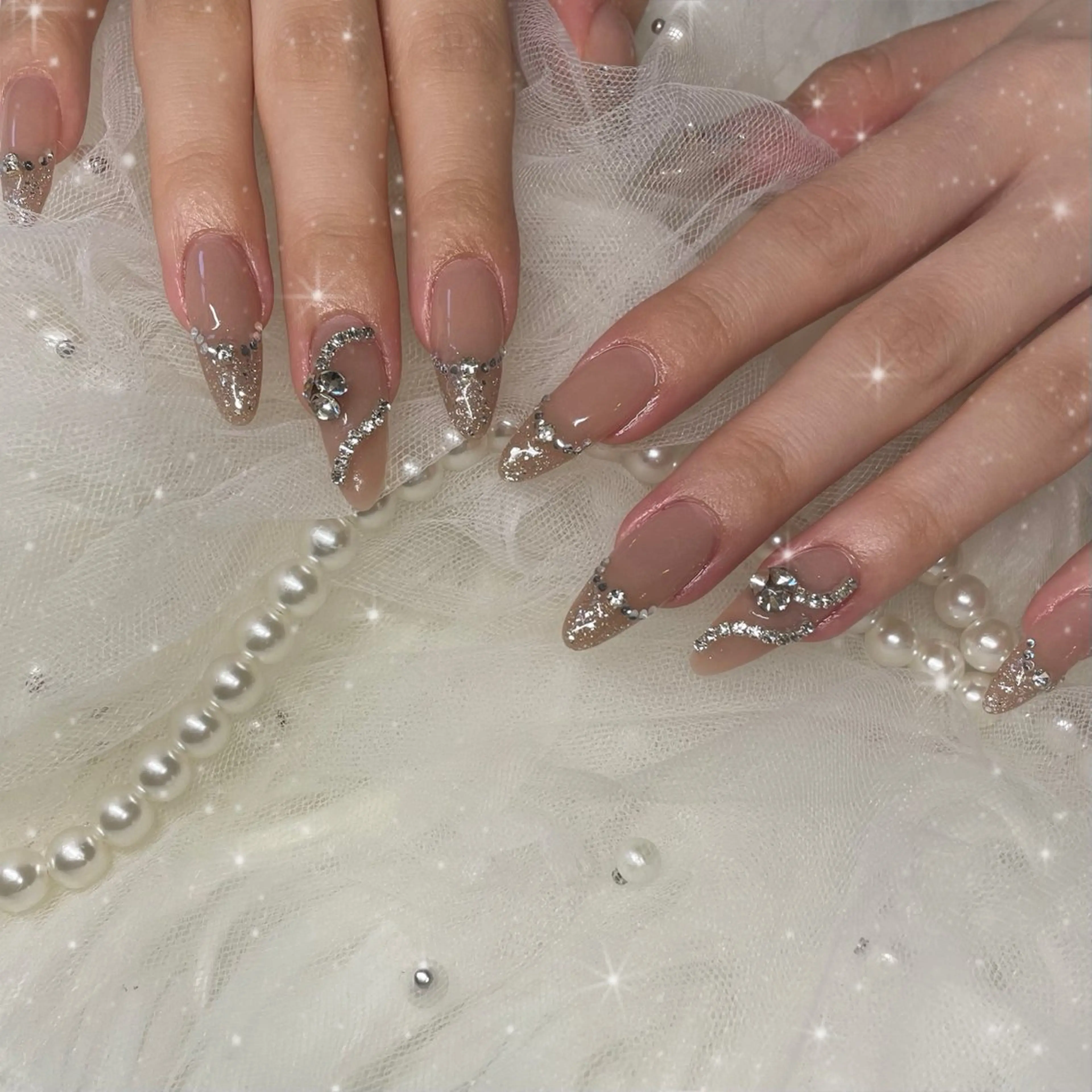 ネイル キラキラネイル ハンドネイル Blue daisy所属・Blue daisy 栄本店のネイルデザイン