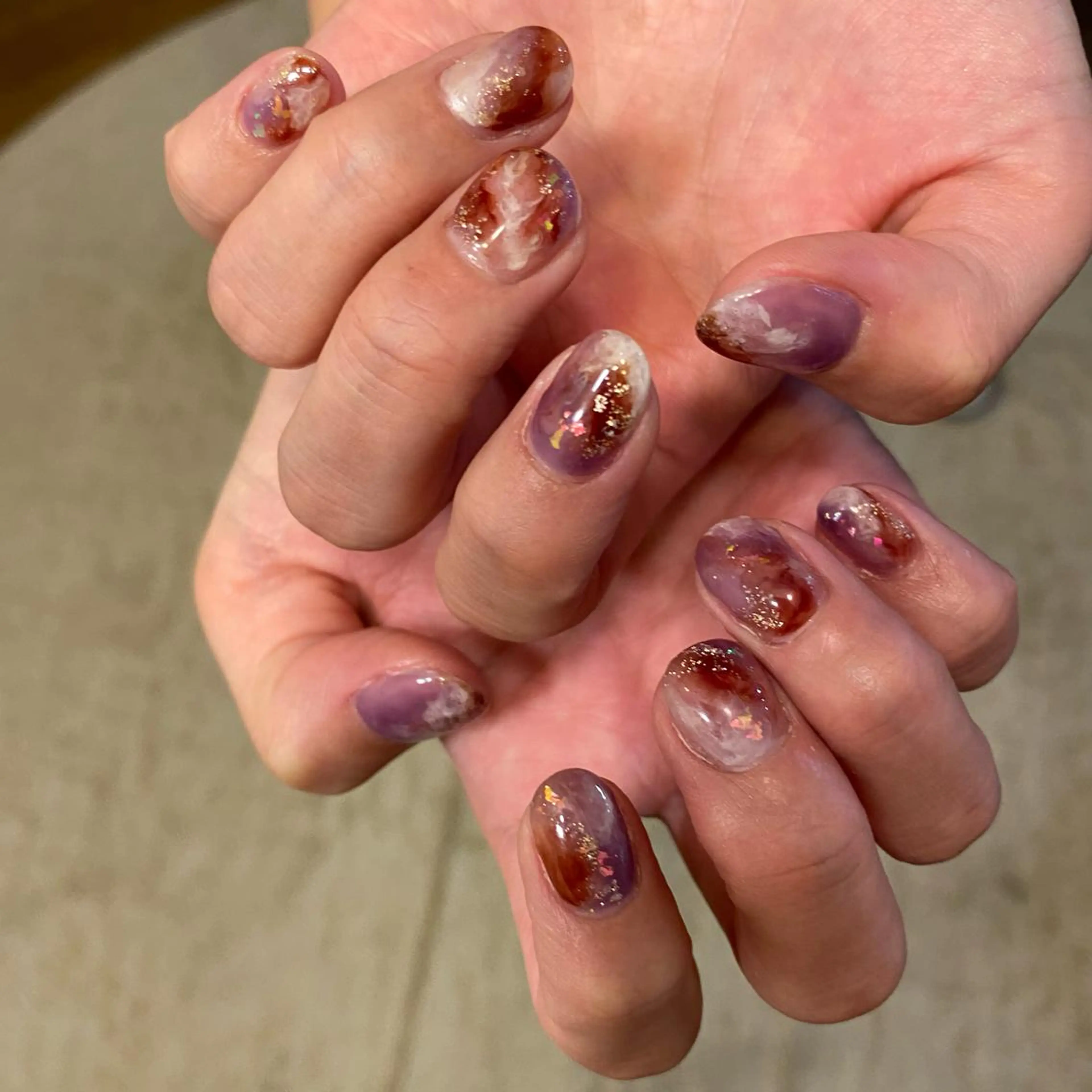 ニュアンスネイル🦋持ち込みデザインok！オフ込み90分の写真