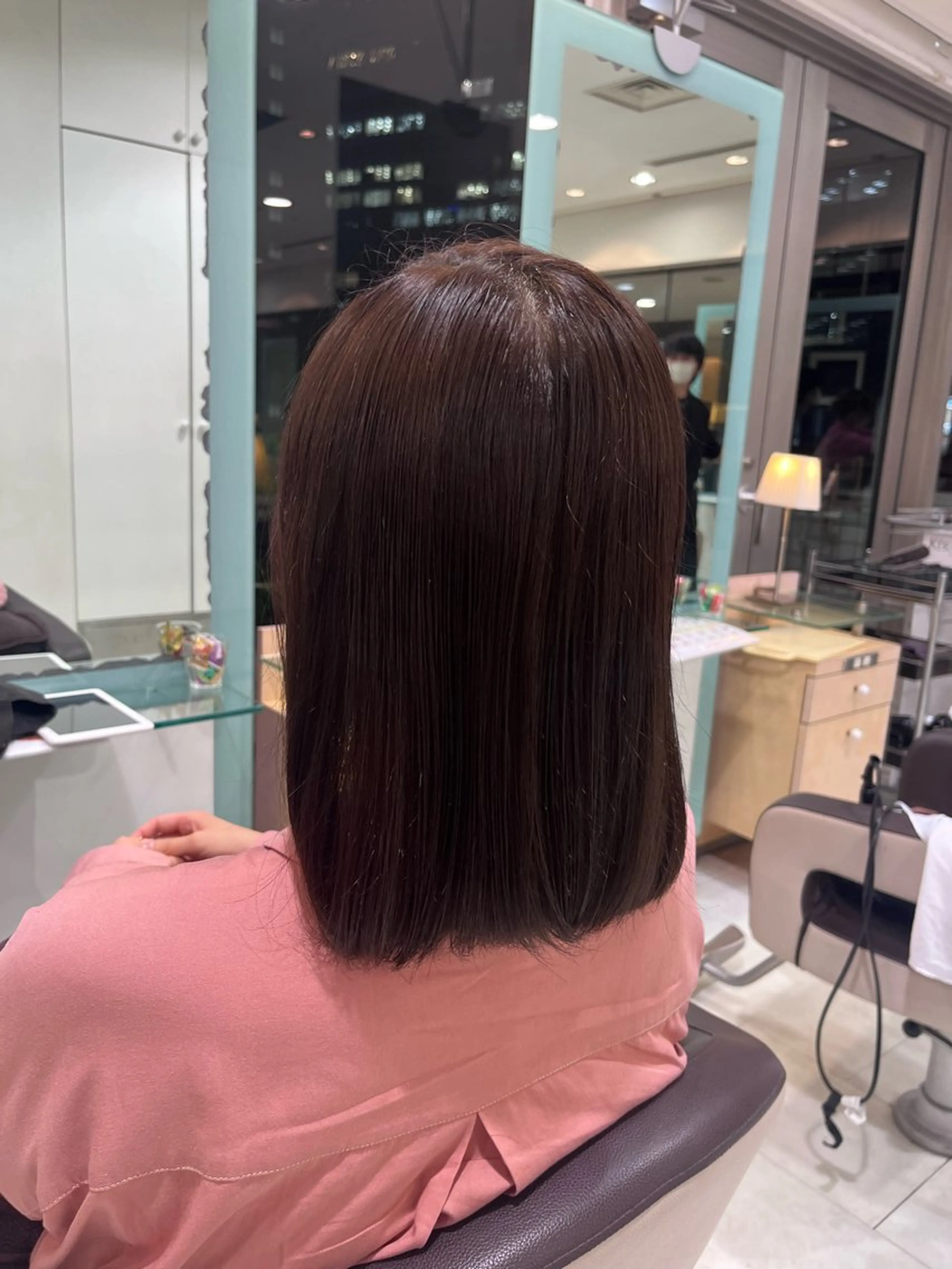 ミディアム カラー GAME天神所属・🤍ハイトーン ちなみ🤍のヘアスタイル