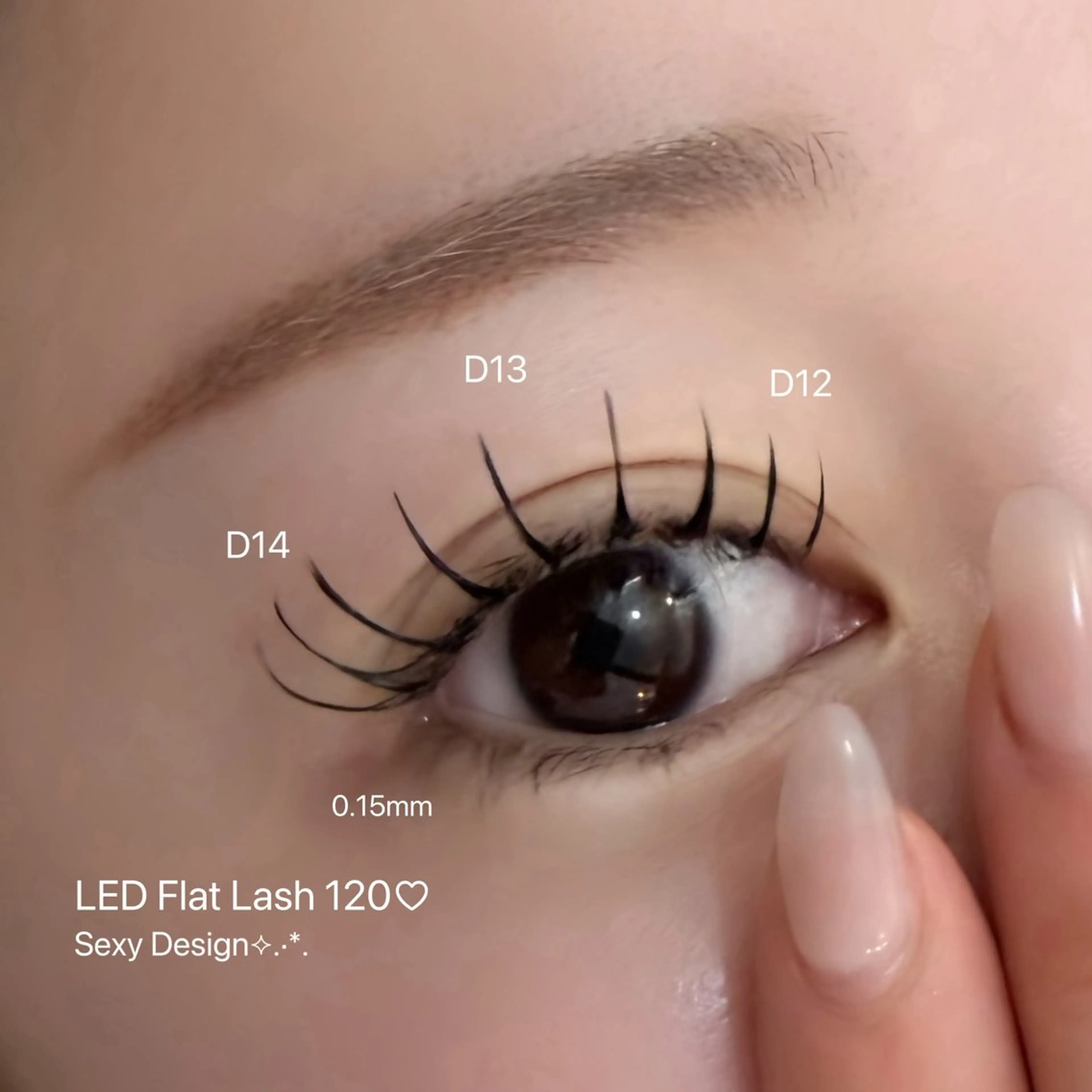 LEDフラットラッシュ120本(オフ可)の写真