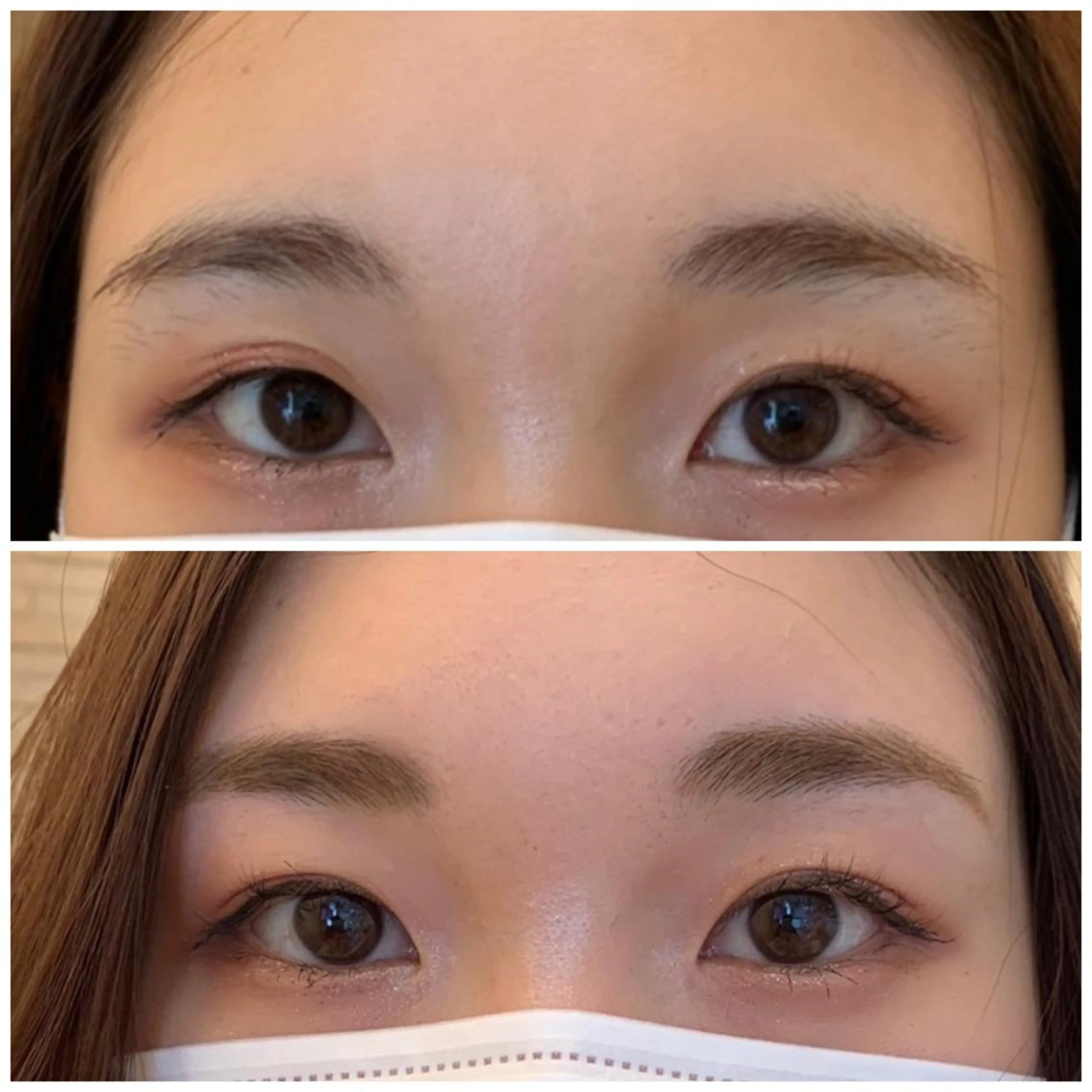 《3月9日13時限定》似合わせアイブロウ眉毛WAX＋美眉スタイリング眉メイク　モデルの写真