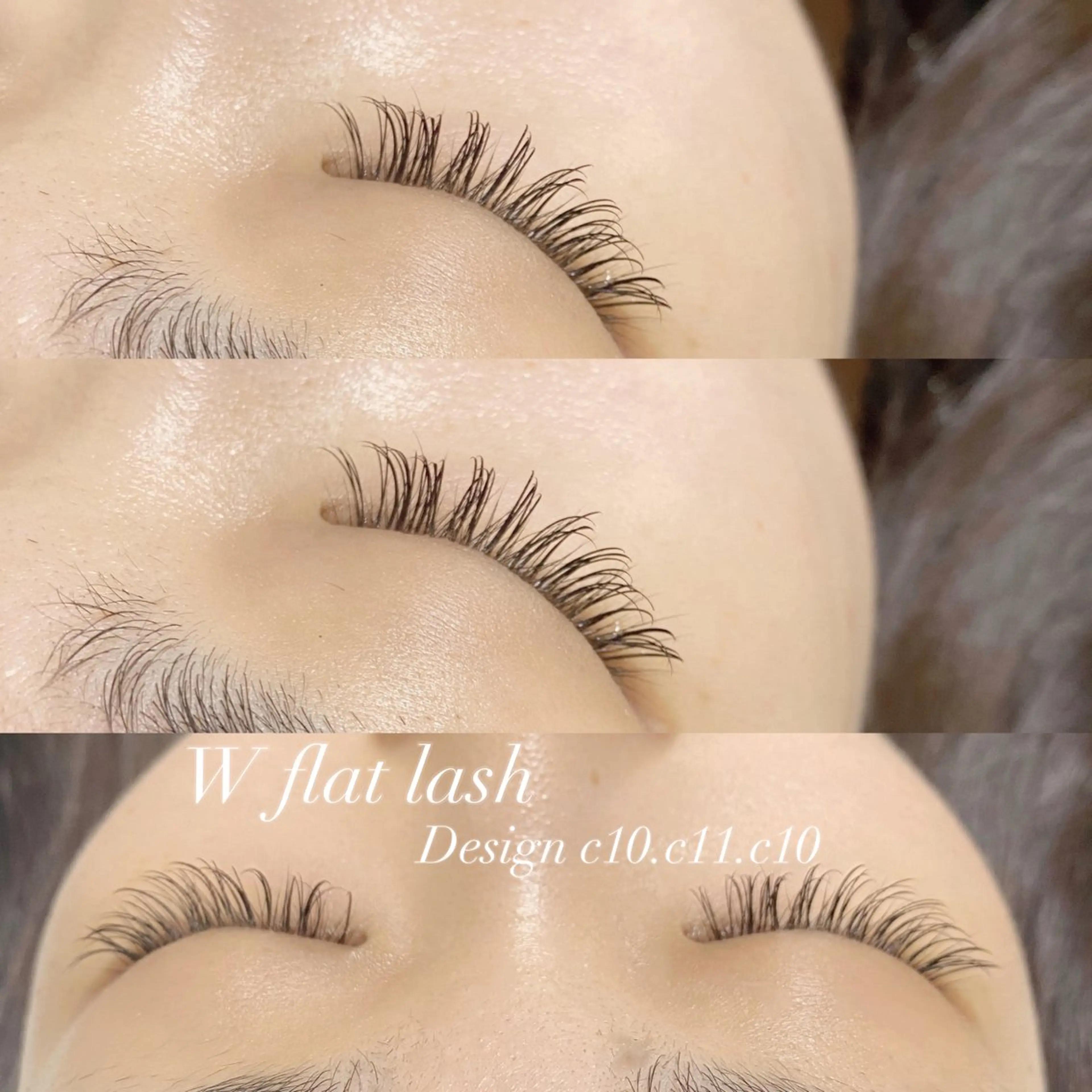 マツエク・マツパ フラットラッシュ eyelash salon myuのマツエク・マツパデザイン