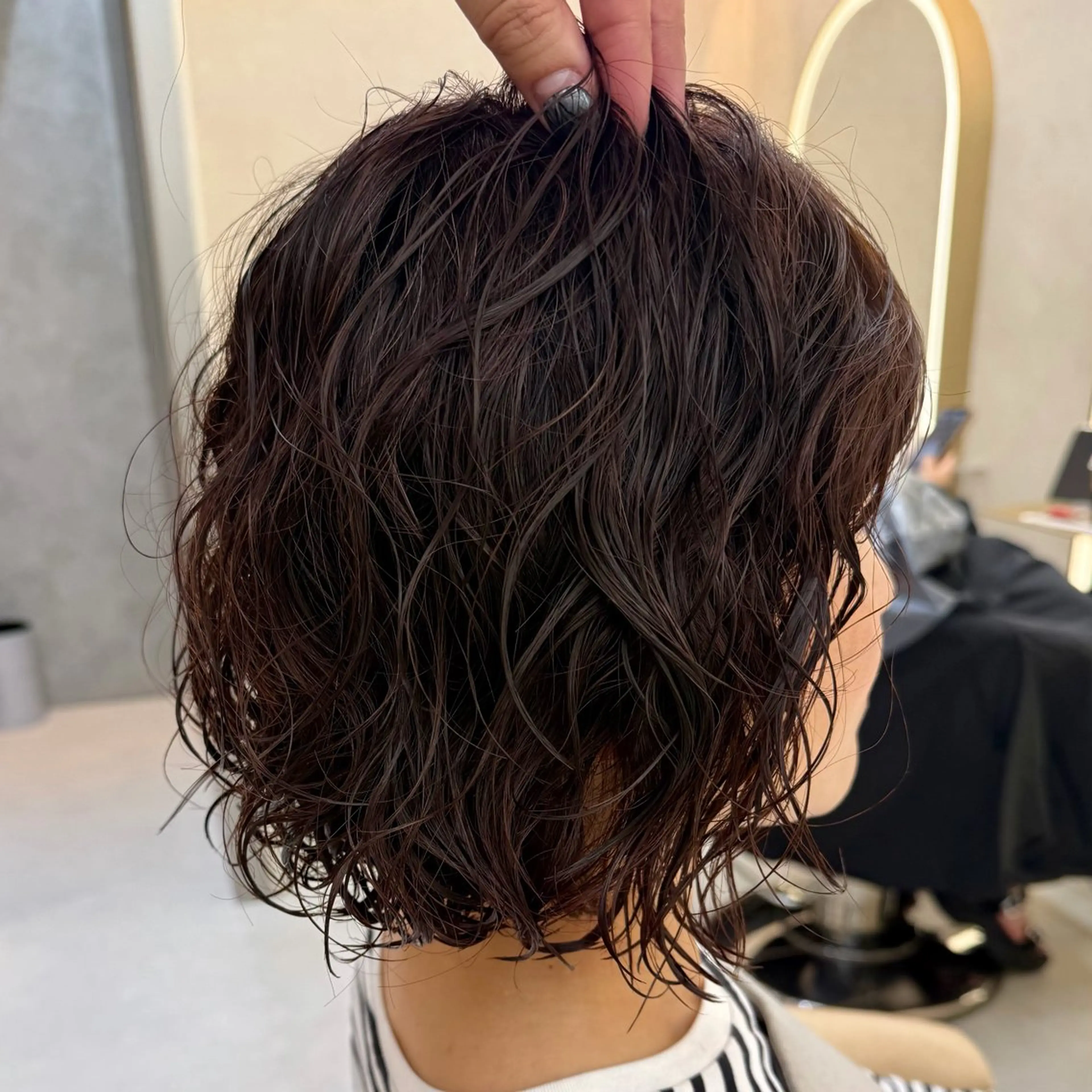 【当日予約歓迎♡】1/21 限定クーポン🤍ボブのウェーブパーマ TR️付✨３cm以上切らせてくださる方🫶の写真