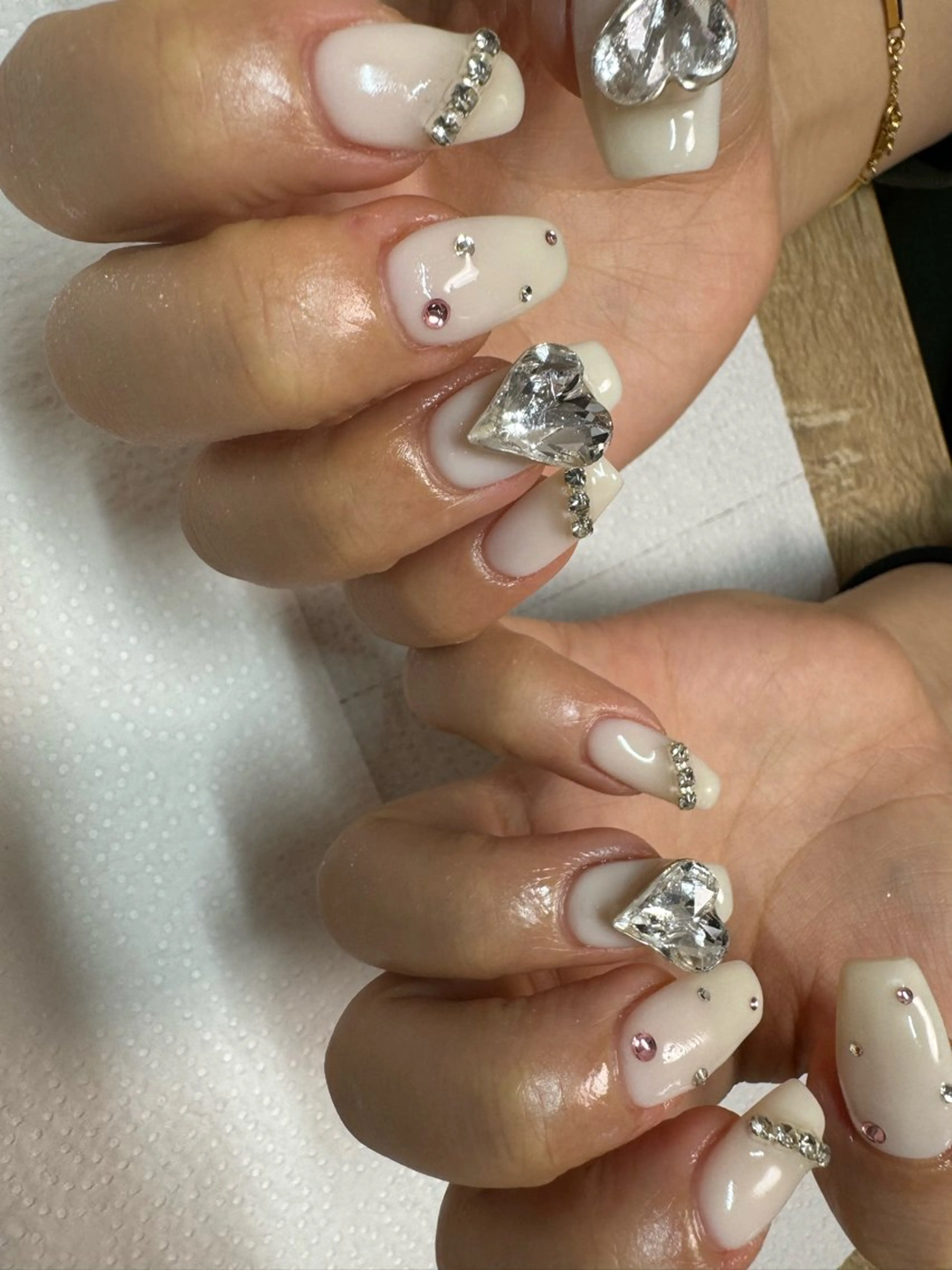 ネイル アートネイル フレンチネイル 韓国ネイル マグネットネイル 持ち込み MH_ Nailのネイルデザイン