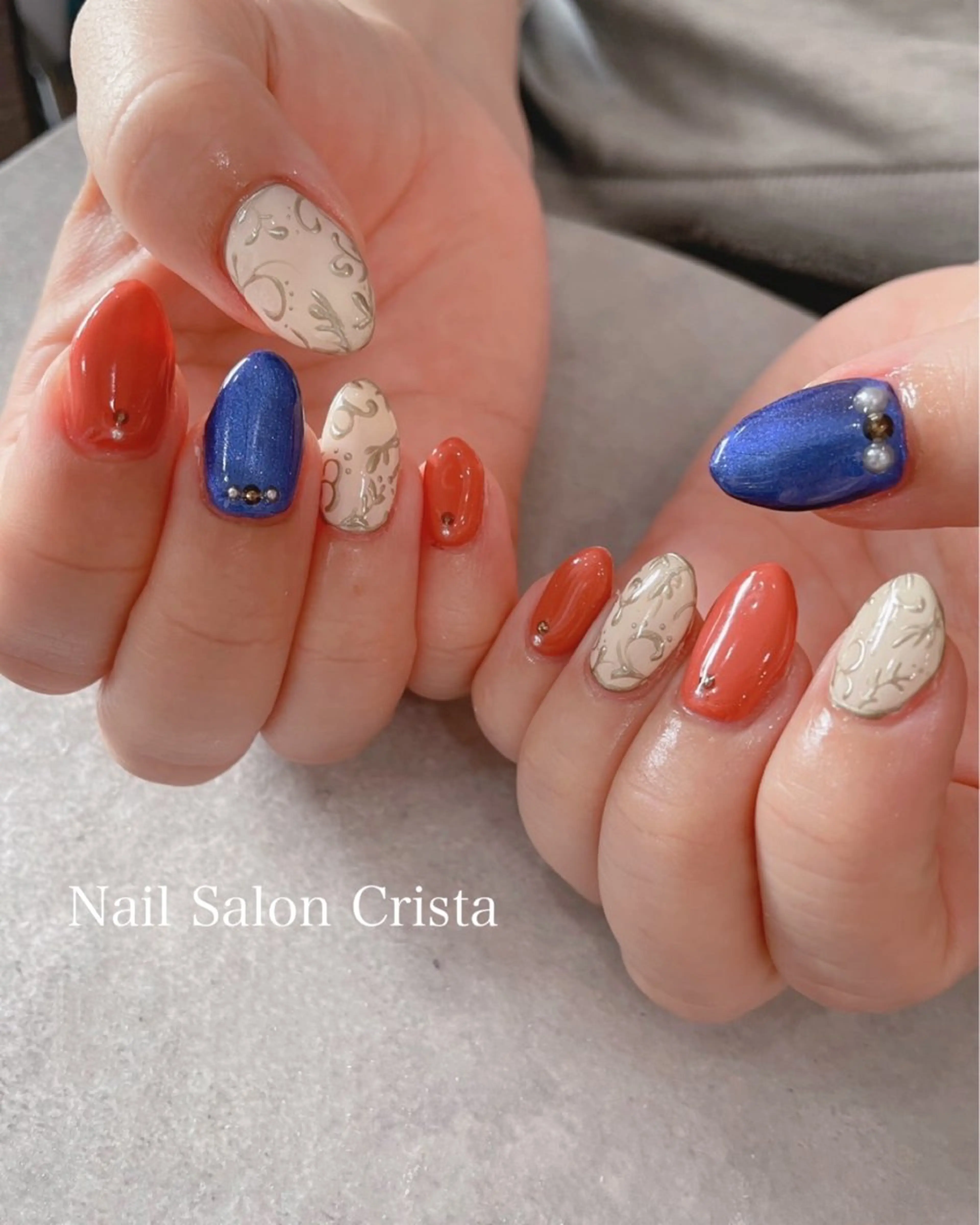 ネイル ジェルネイル パラジェル CRISTA所属・CRISTA MOMOのネイルデザイン