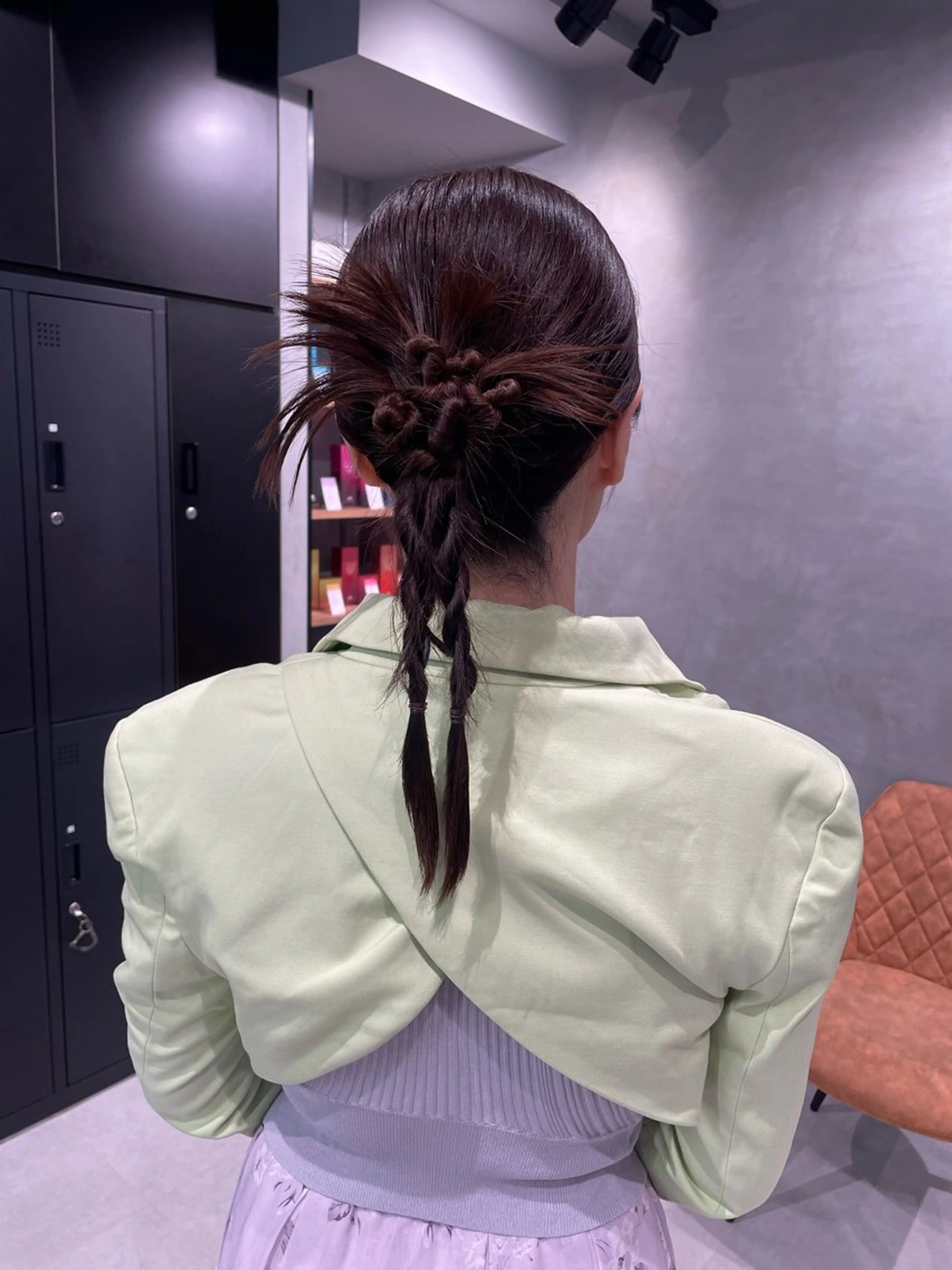 ロング ヘアアレンジ 暖色レイヤー 🥀REIRIのヘアスタイル