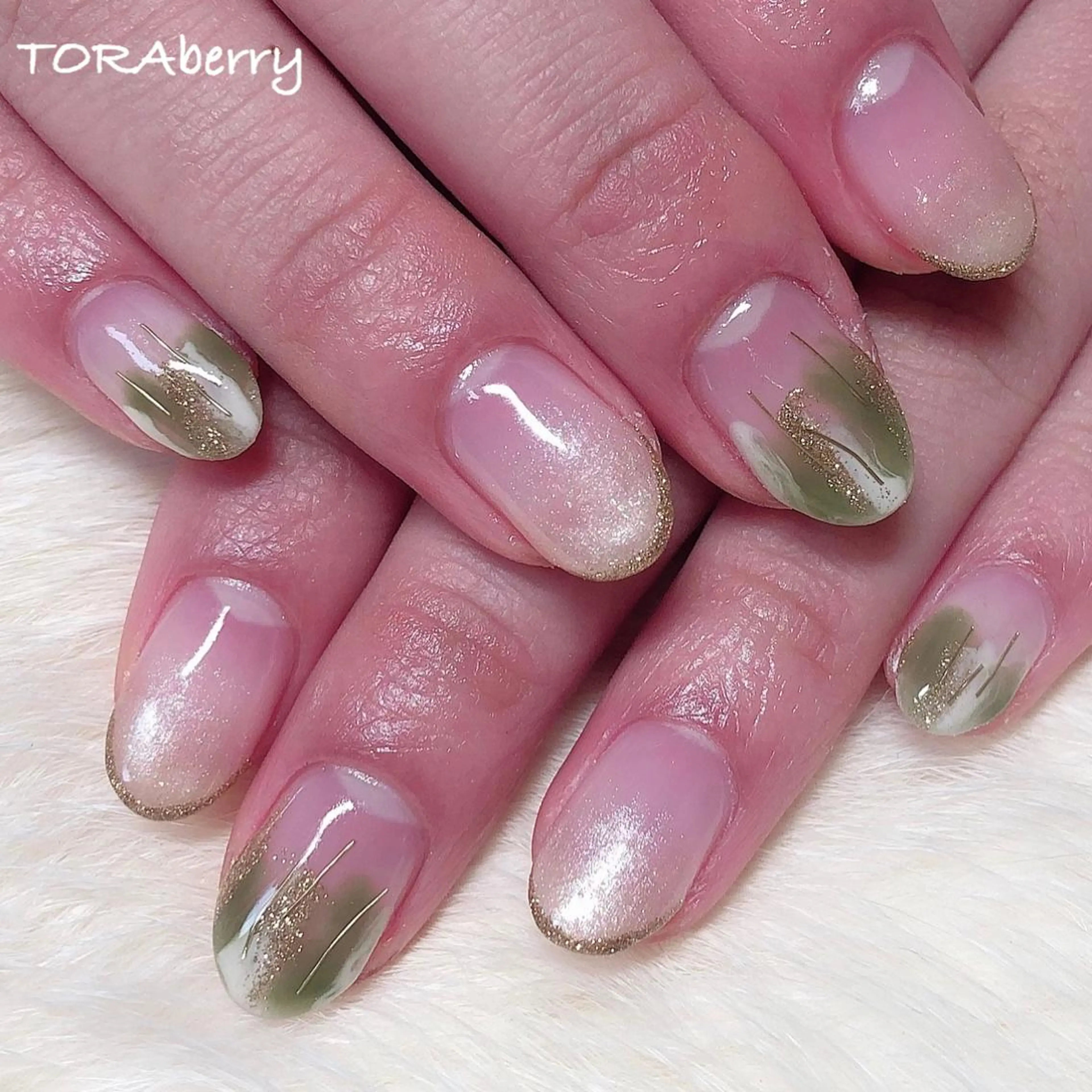 ネイル ニュアンスネイル ハンドネイル ネイリスト なつみのネイルデザイン