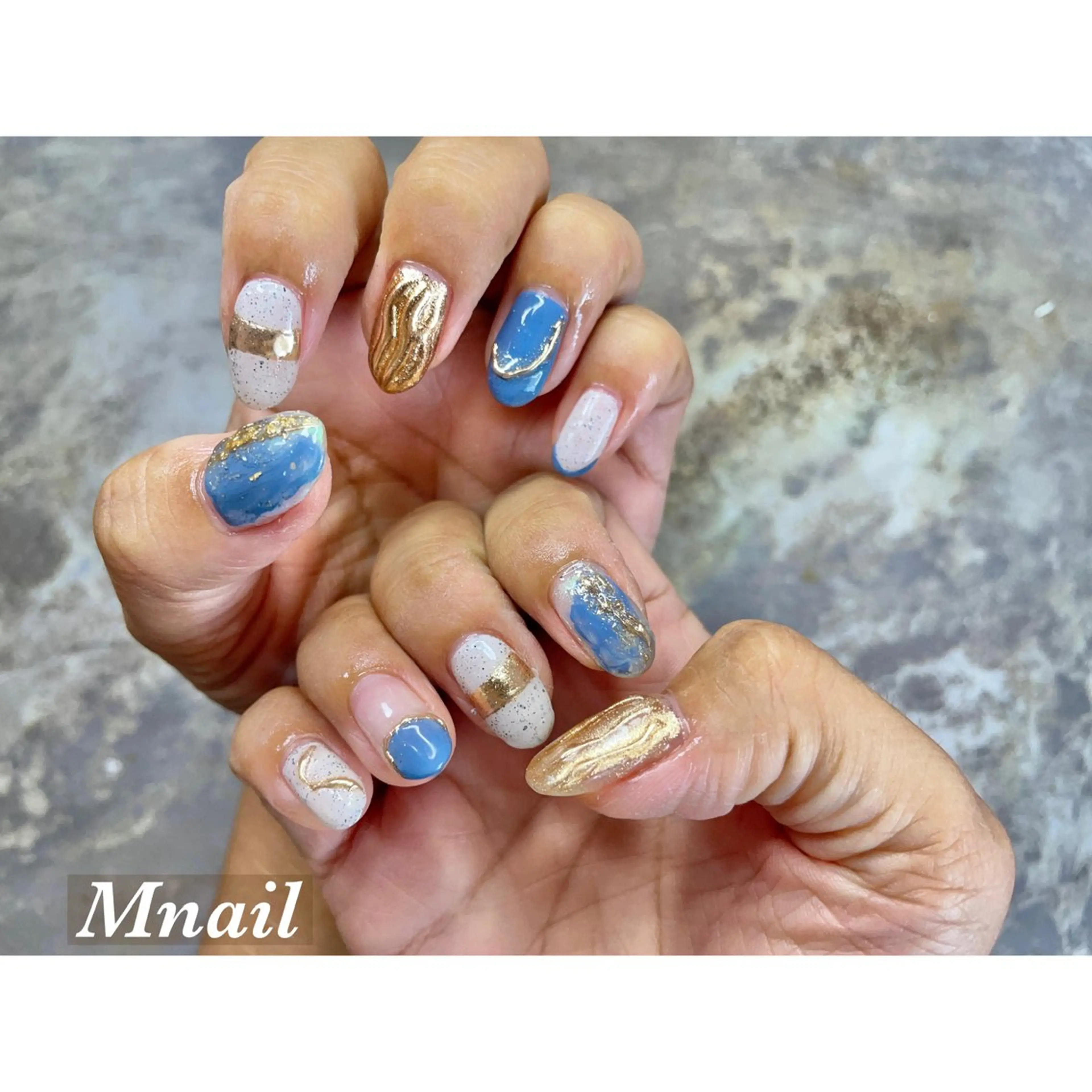ネイル ニュアンスネイル Mnail ちひろのネイルデザイン