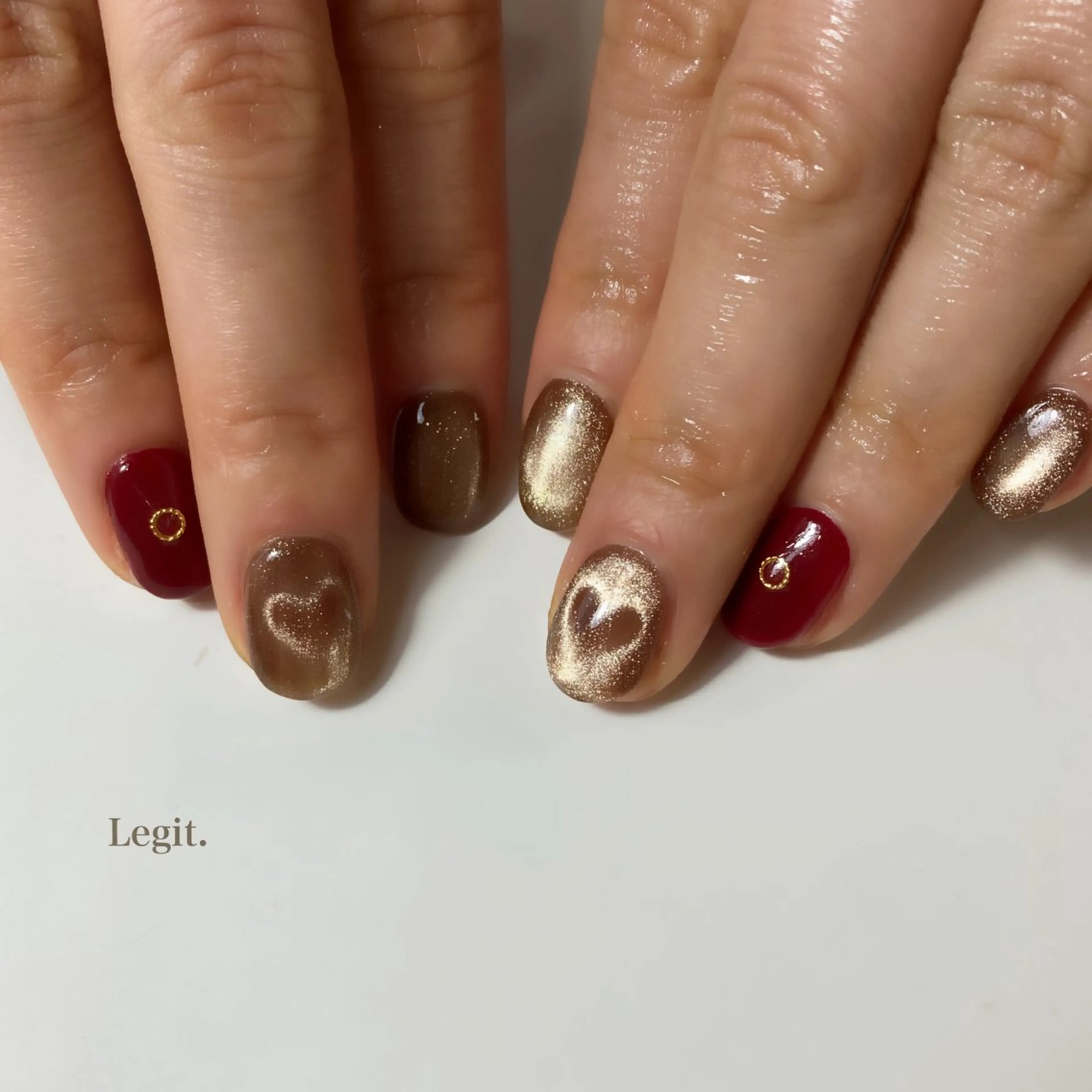 ネイル ハート Legit nail salonのネイルデザイン