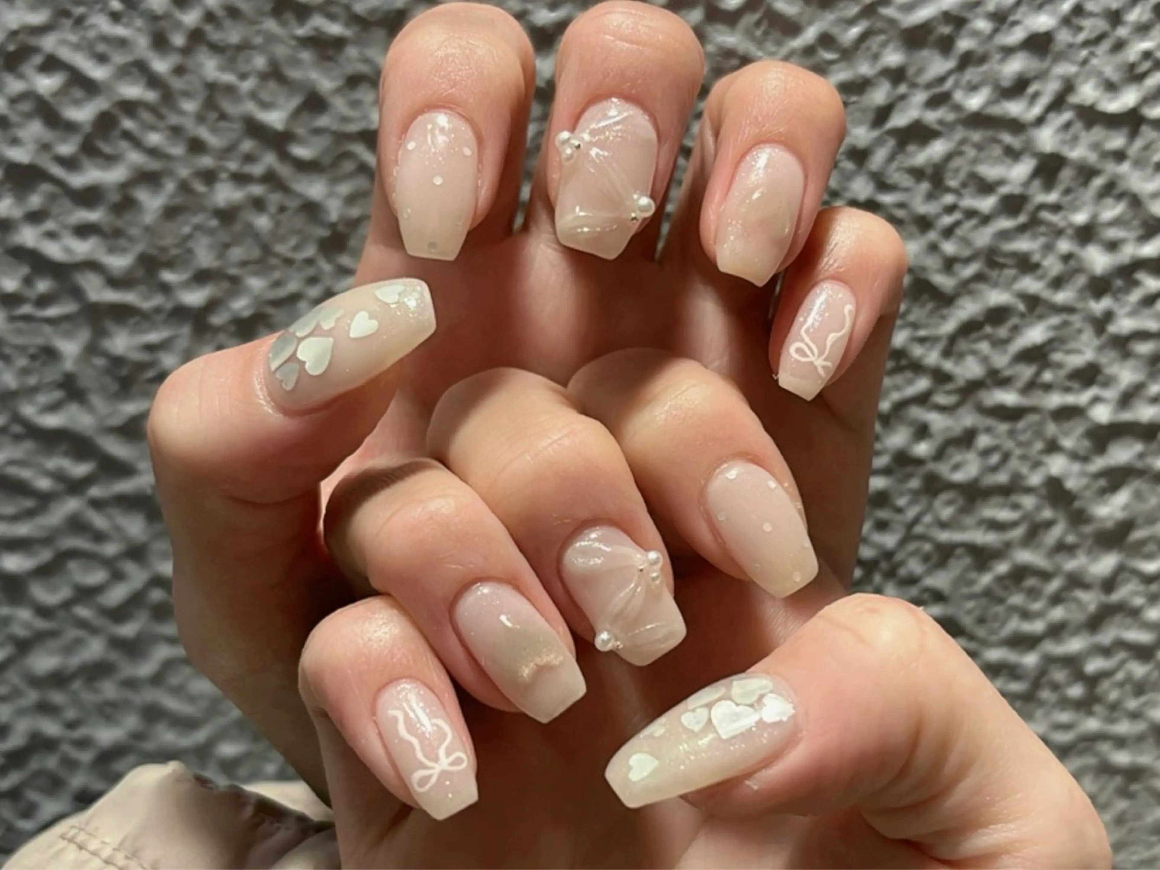 ネイル ハンドネイル Protea きぬがわ らむのネイルデザイン