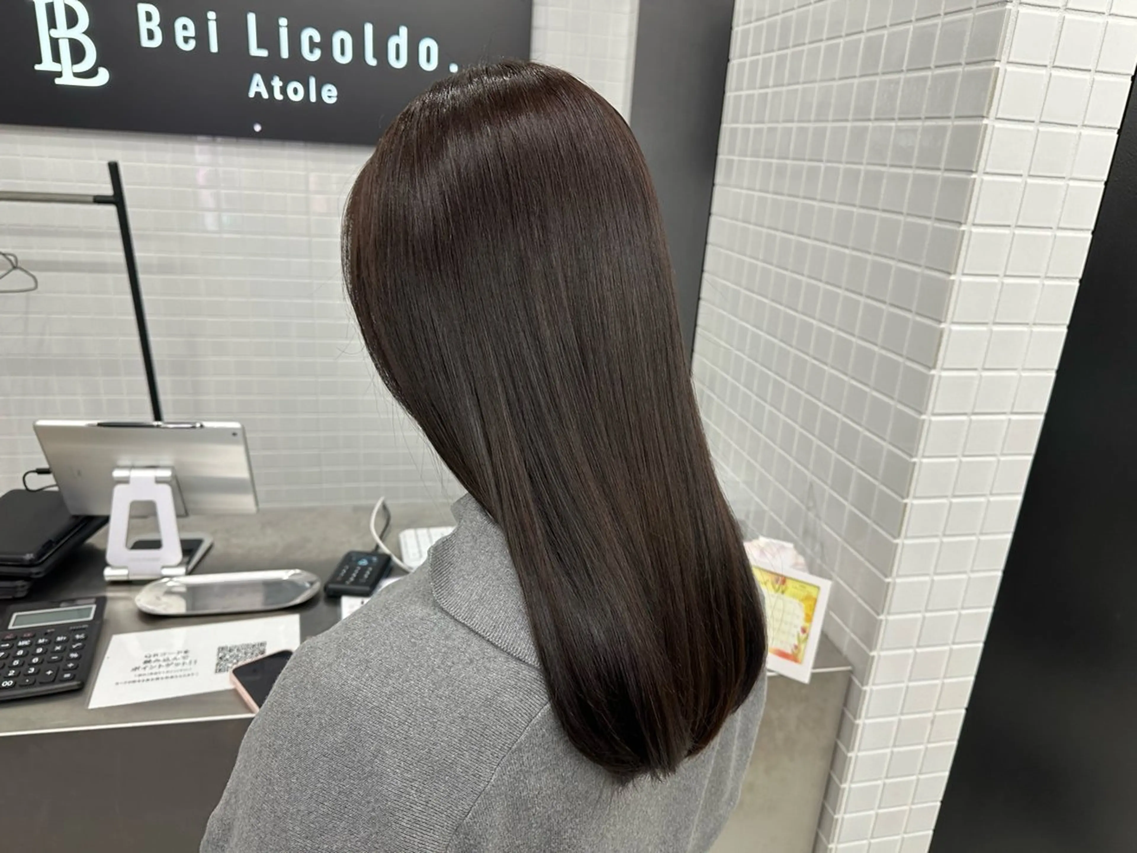 セミロング カラー カット ヘアカラー トリートメント Bei Licoldo.Atole【ベイ リコルド アトリ】所属・古田 昂也のヘアスタイル