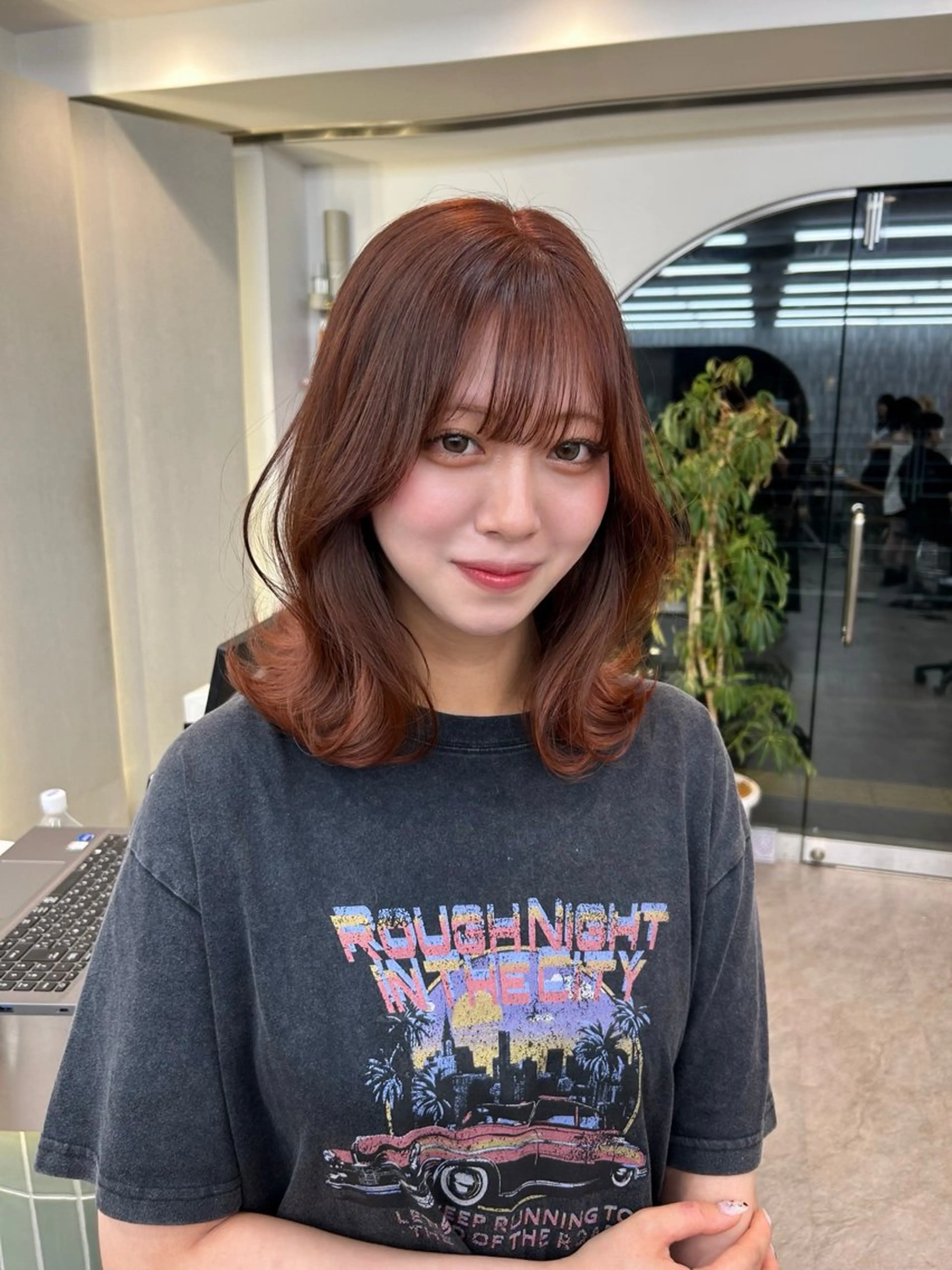 トーンアップ♡艶カラー+1stepトリートメント🎀の写真