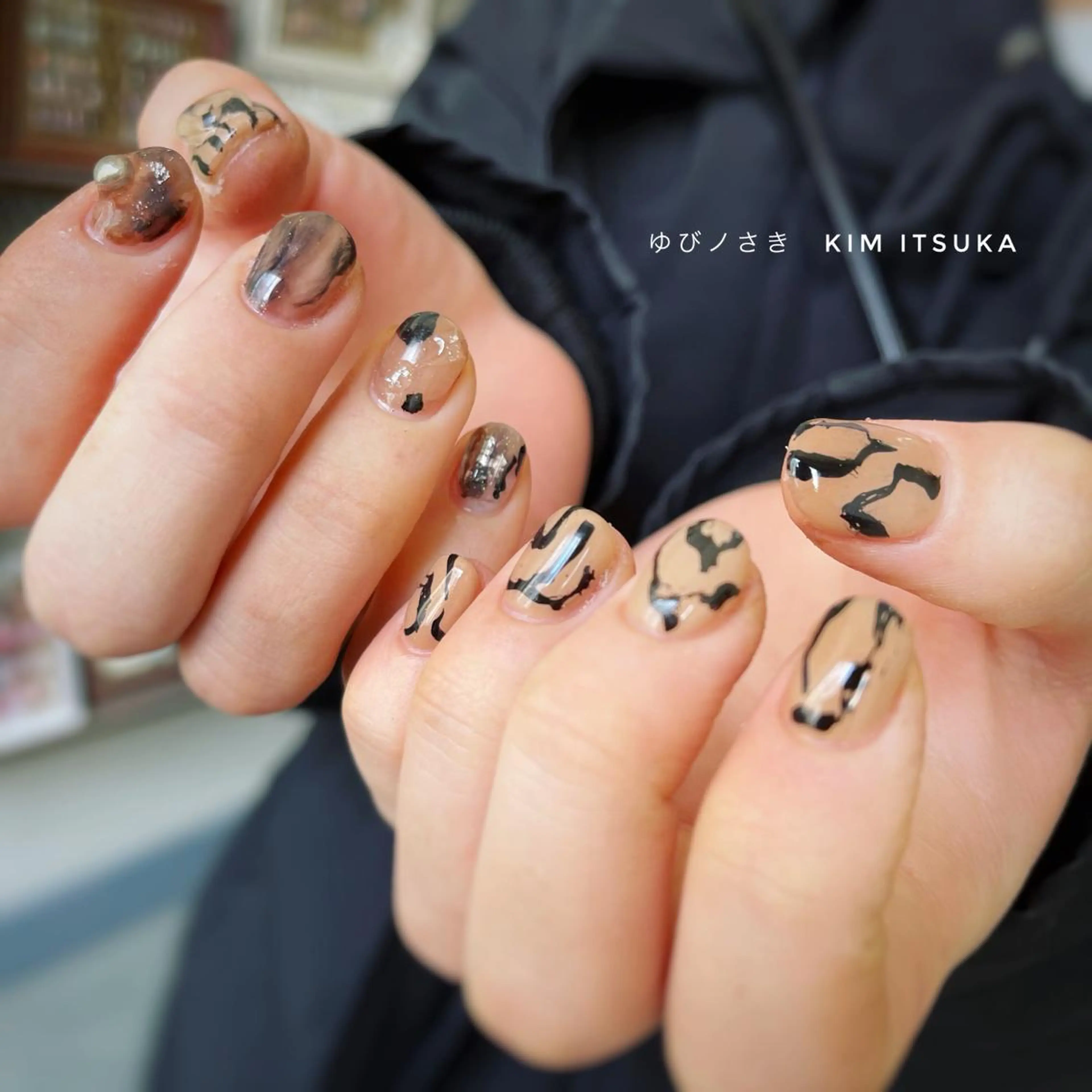 ネイル ゆびノさき茨木店 ニュアンス/アートのネイルデザイン